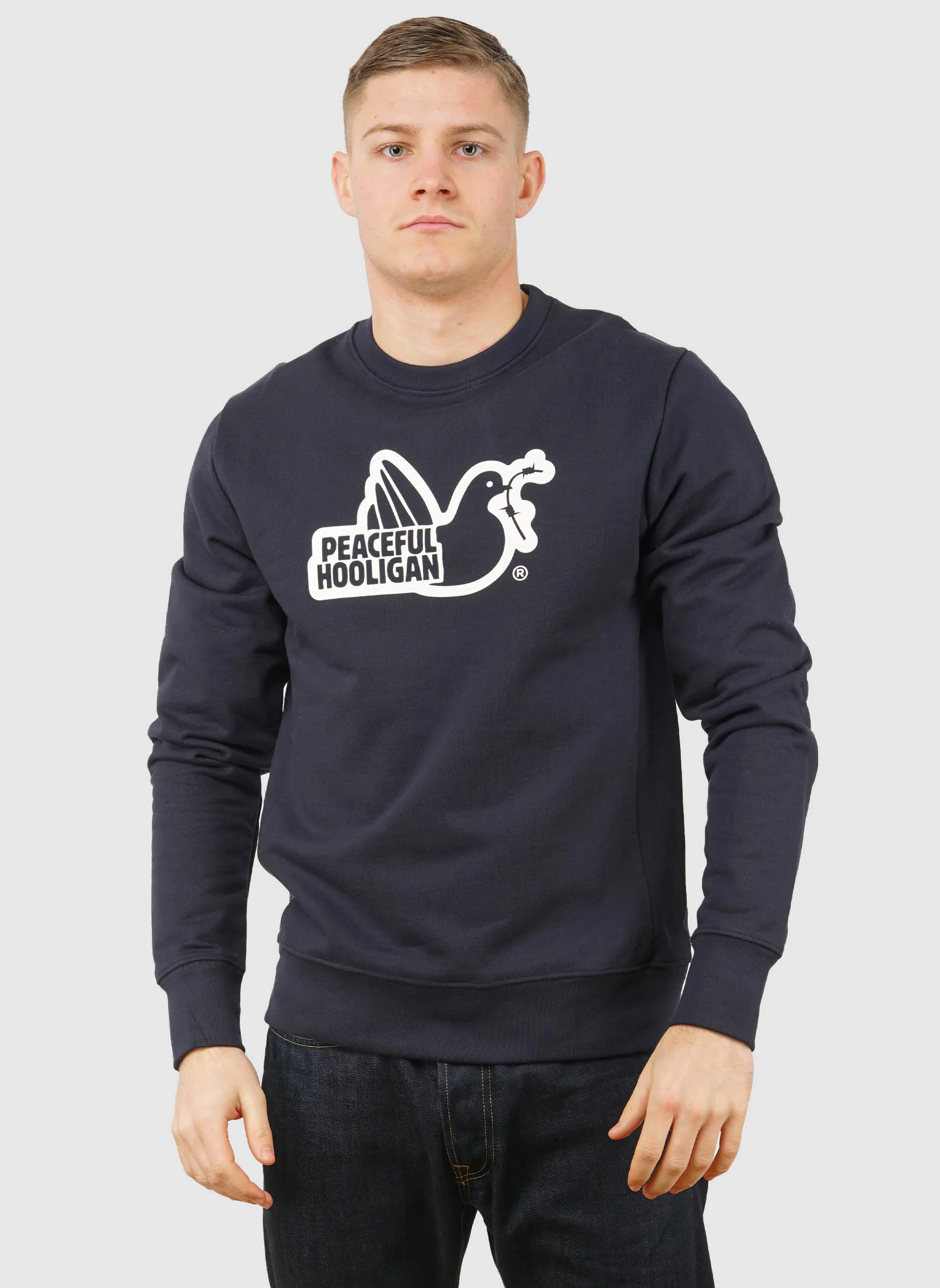 Outline Sweatshirt - Navy - Image 2
