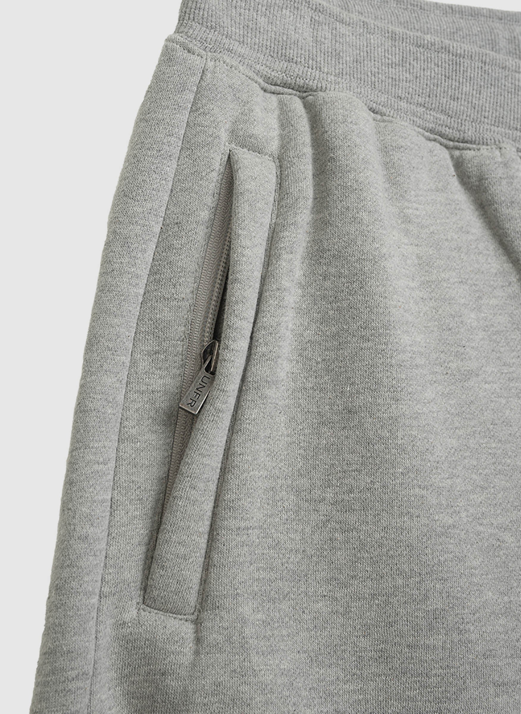 Paul 96 Sweat Shorts - Grey Melange - Image 5