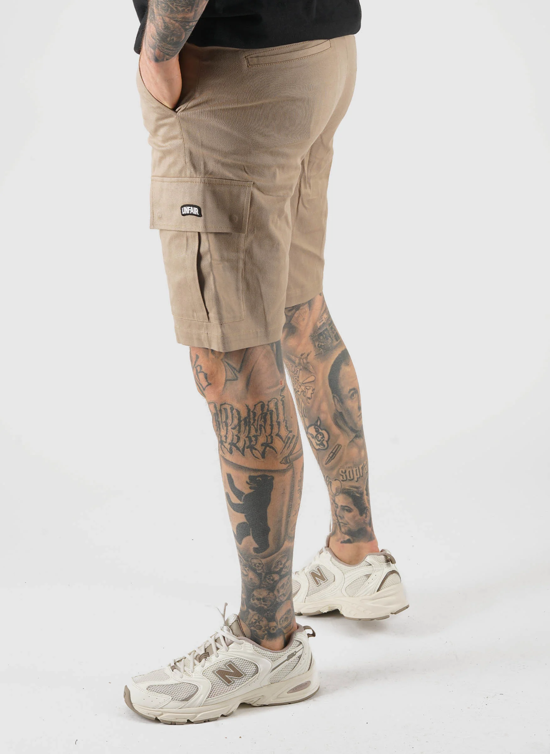 Permanent Cargo Shorts - Beige - Image 3