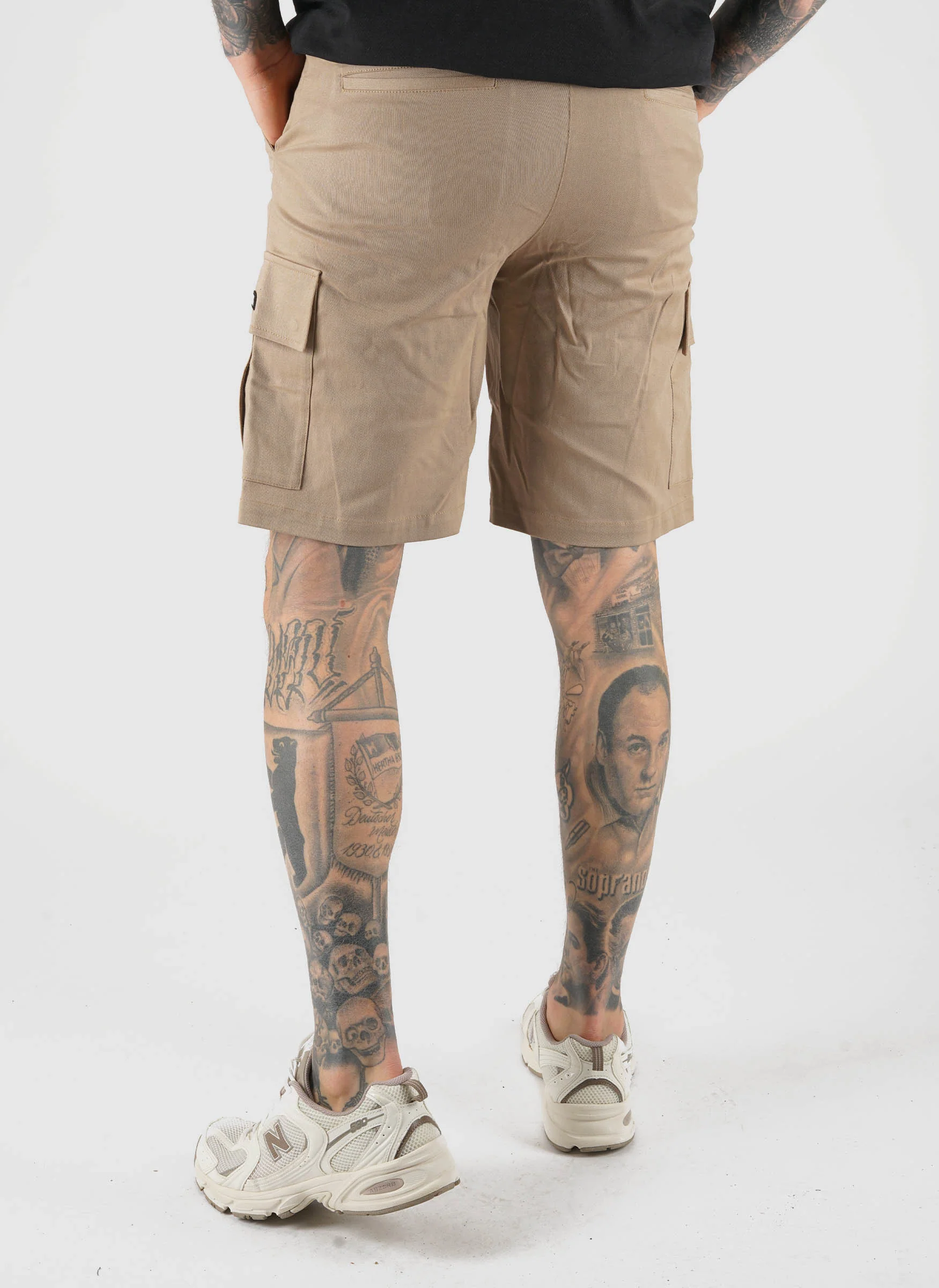 Permanent Cargo Shorts - Beige - Image 4