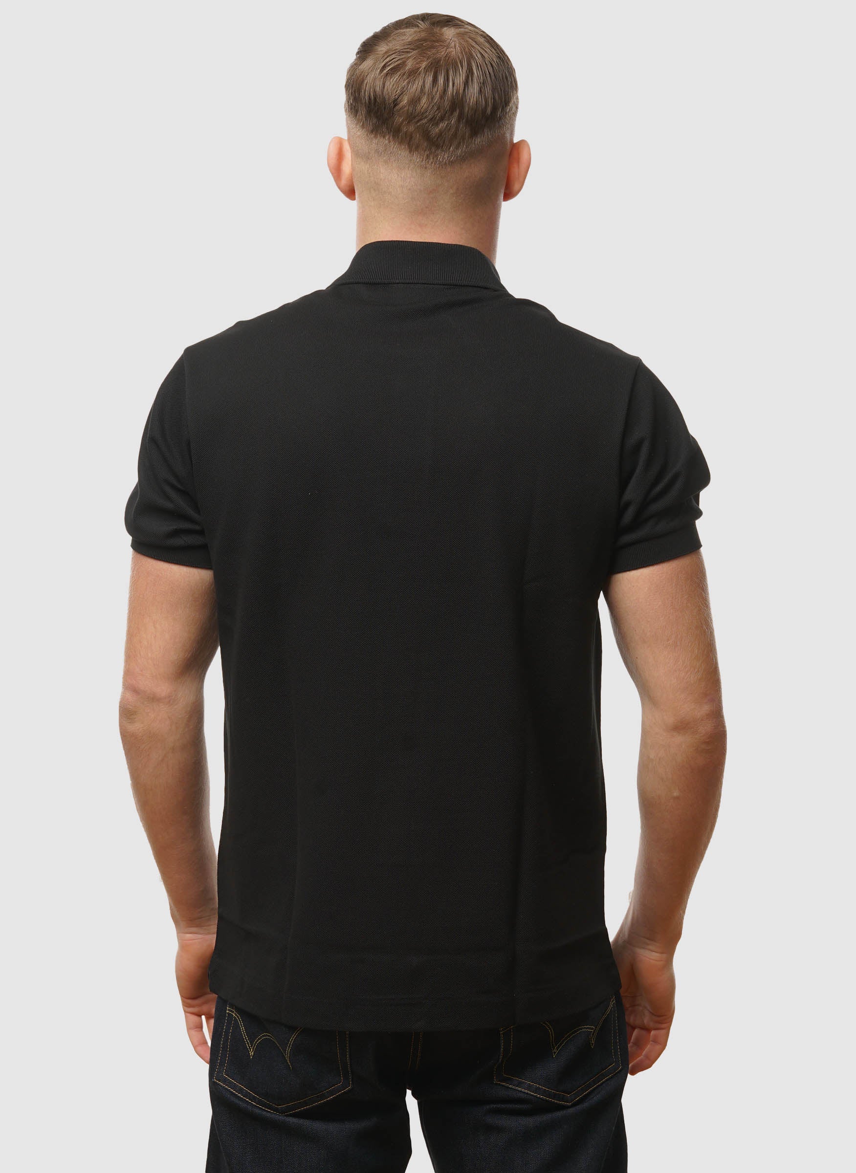 Pique Poloshirt - Black - Image 4