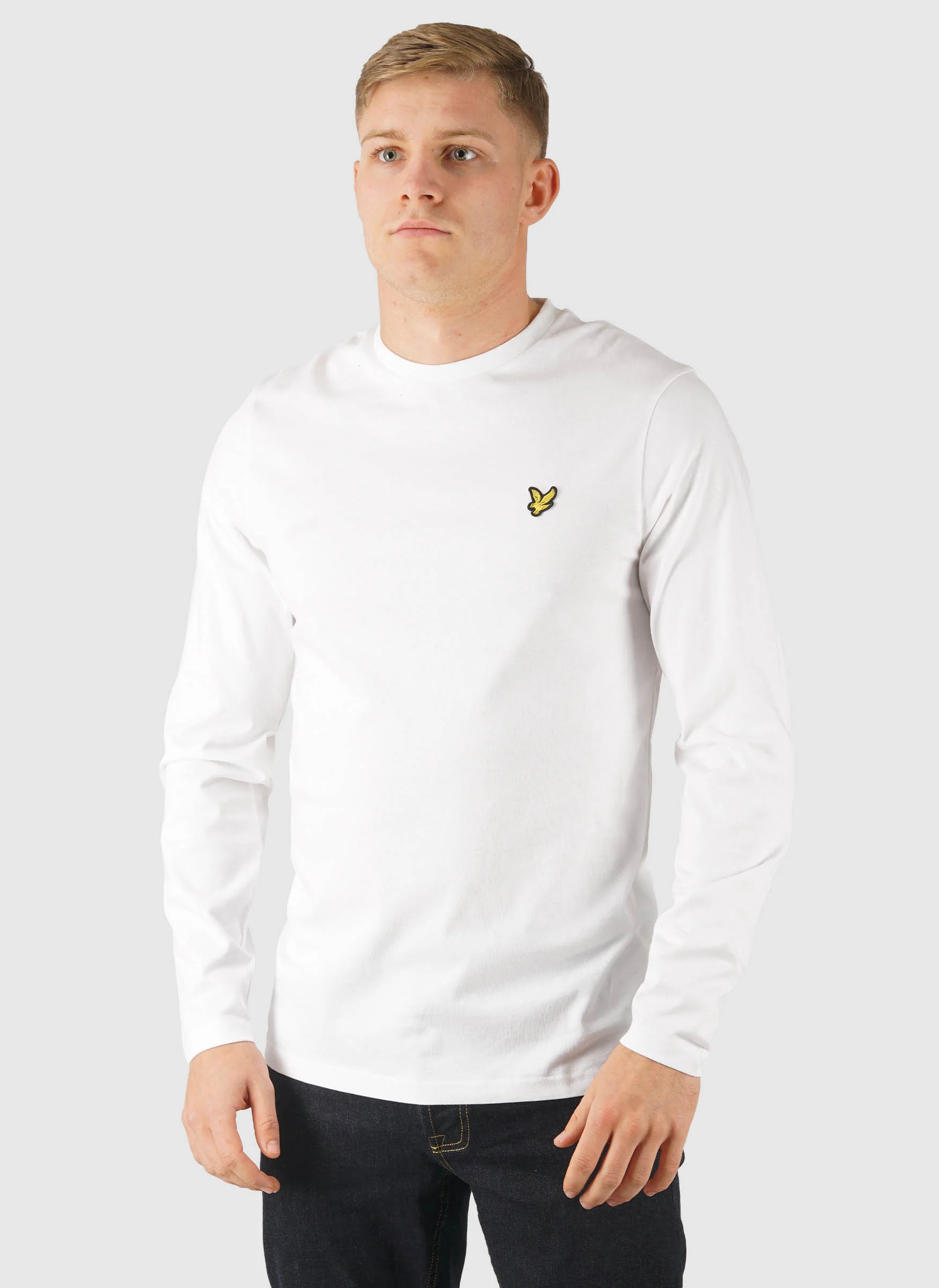 Plain Longsleeve T-Shirt - White