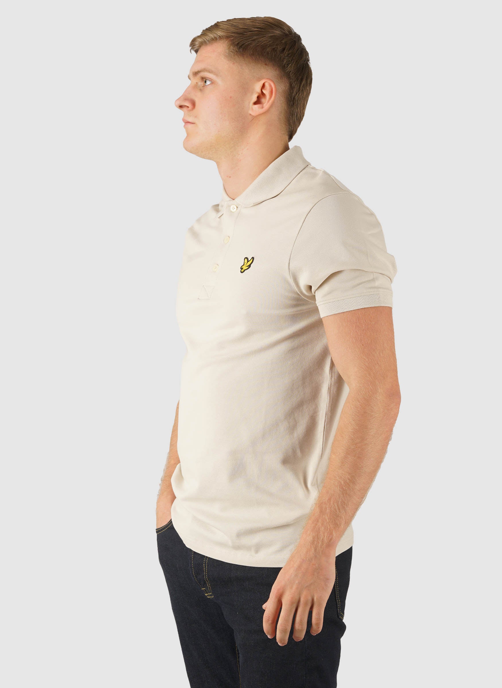 Plain Poloshirt - Cove - Image 3