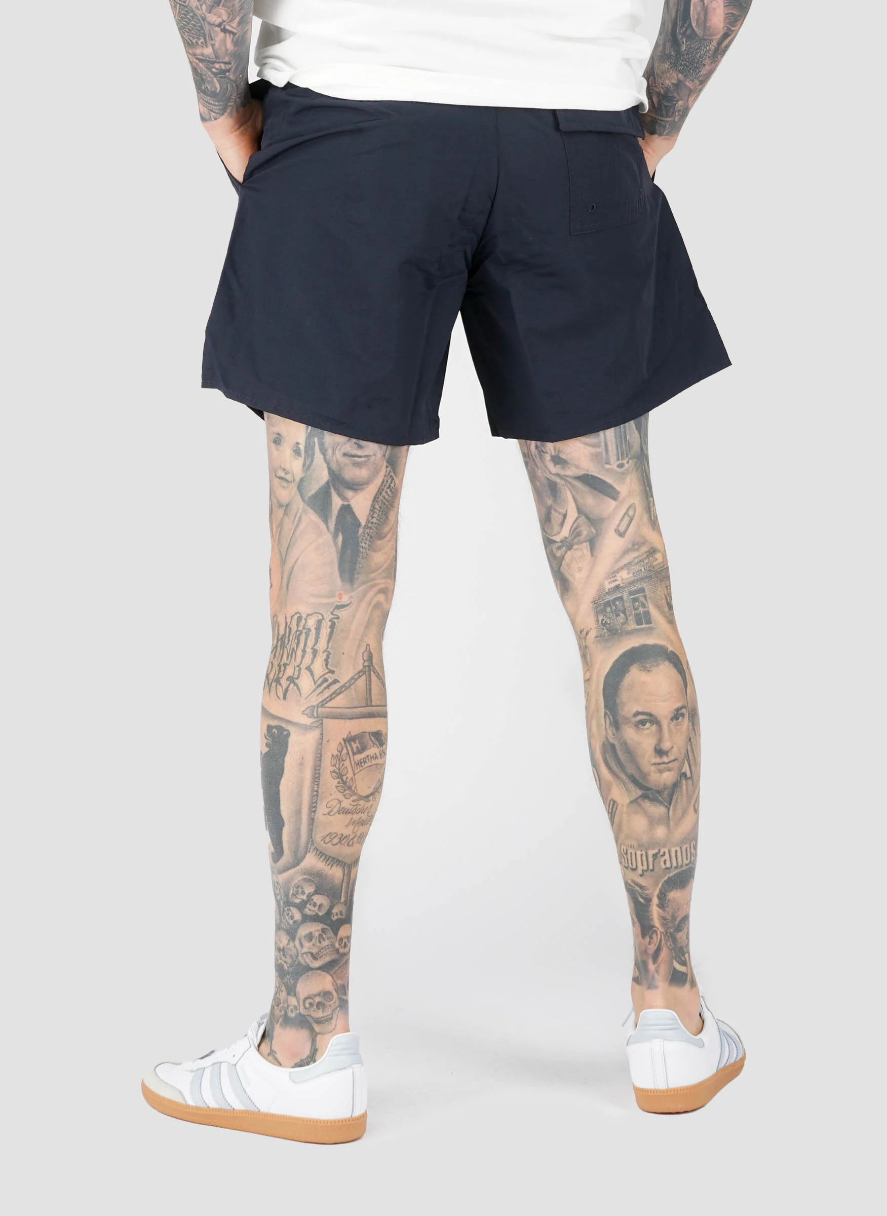 Plain Swim Short - Dark Navy - Image 4