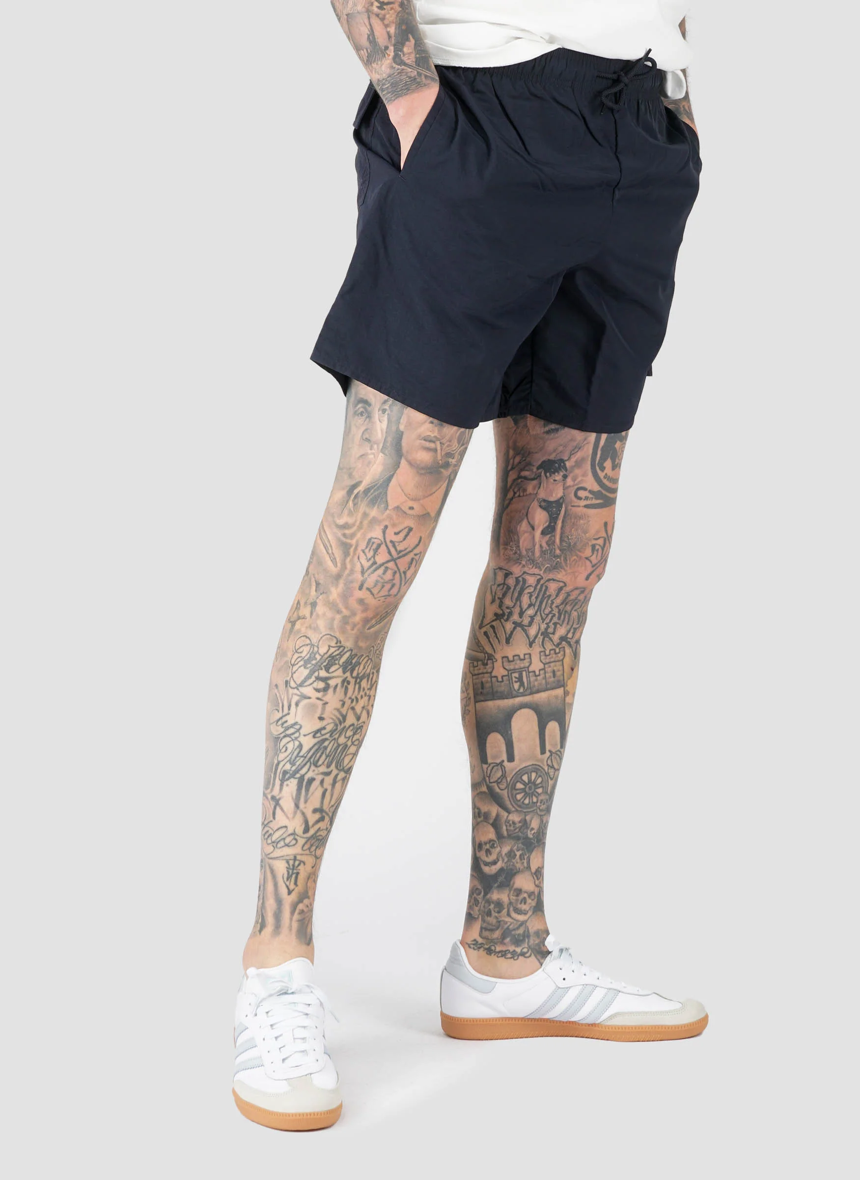 Plain Swim Short - Dark Navy - Image 5