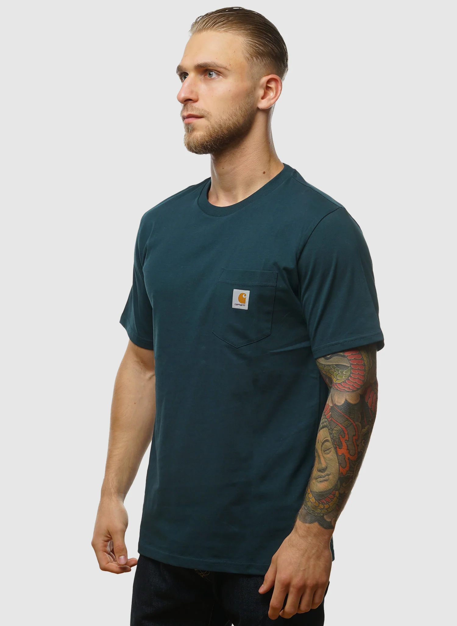 Pocket T-Shirt - Deep Lagoon - Image 3