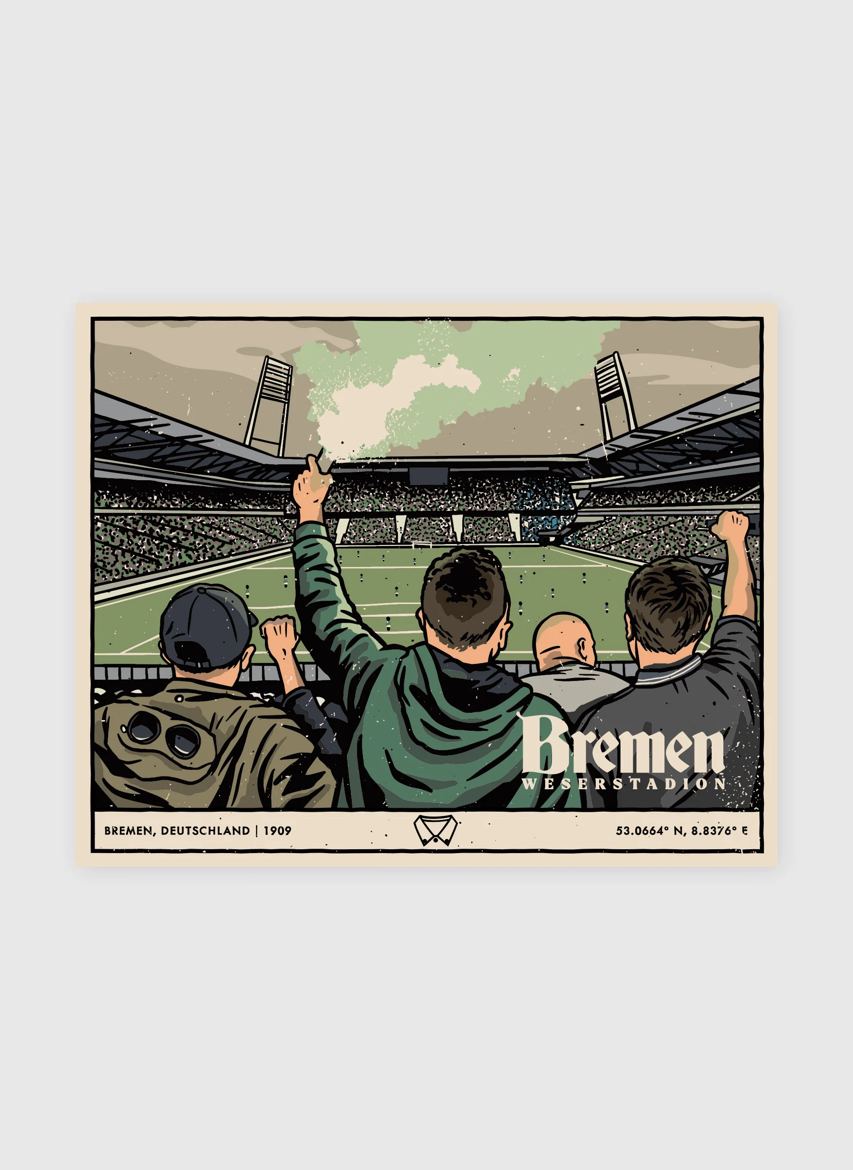 Poster - Bremen Weserstadion