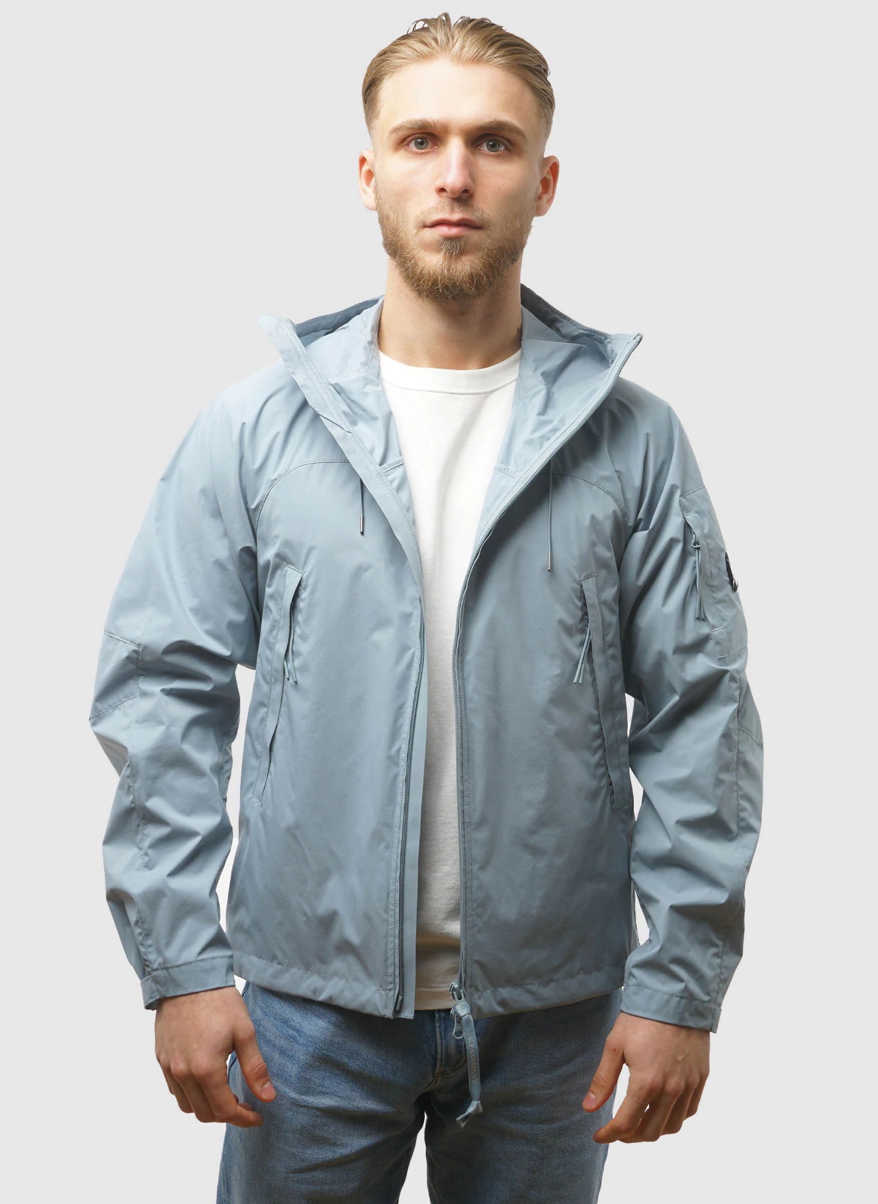 Pro-Tek Hooded Lens Jacket - Silver Blue - Image 2