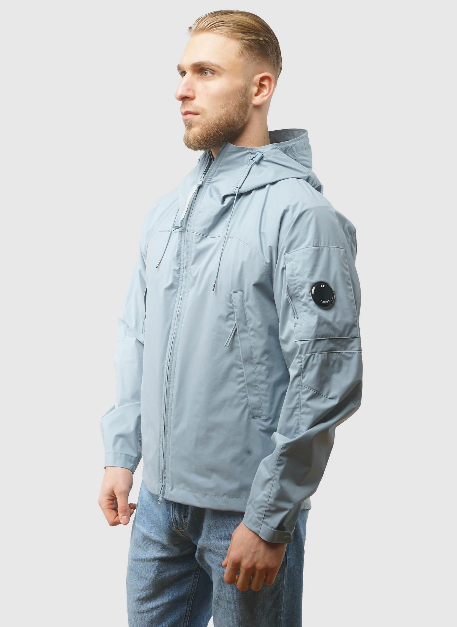 Pro-Tek Hooded Lens Jacket - Silver Blue - Image 4