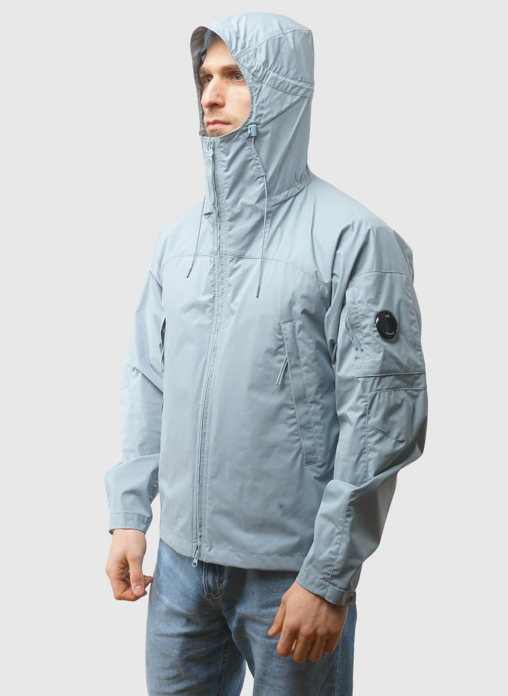 Pro-Tek Hooded Lens Jacket - Silver Blue - Image 6