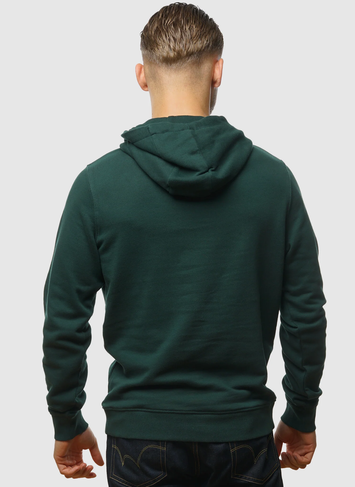 Pullover Hoodie - Dark Green - Image 4