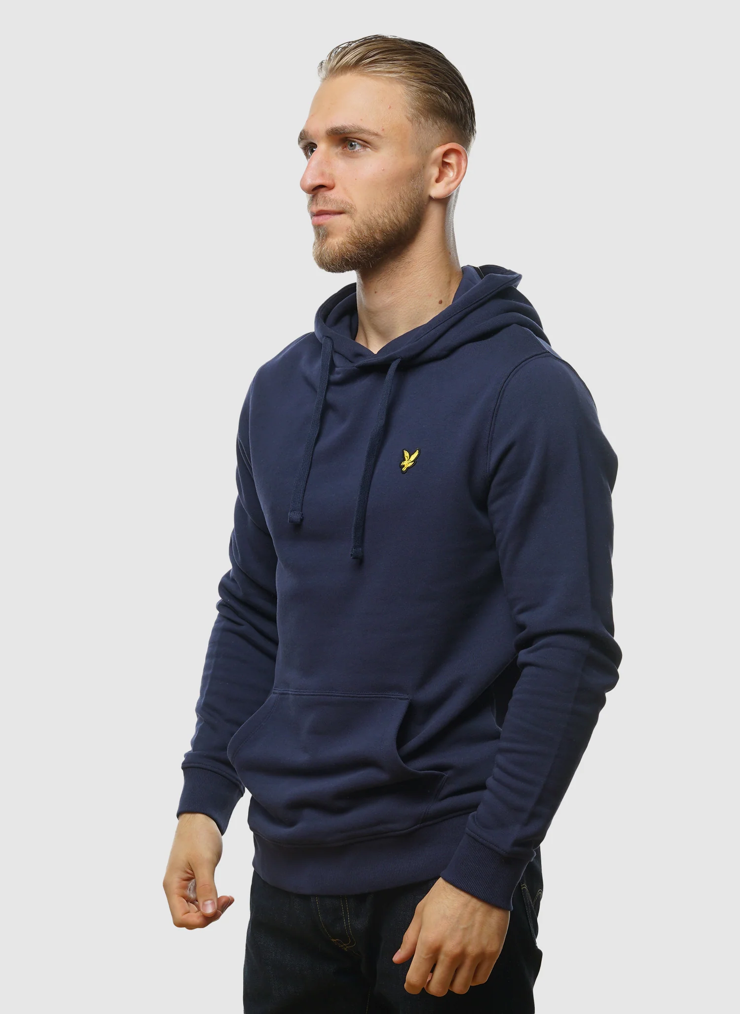 Pullover Hoodie - Navy - Image 2