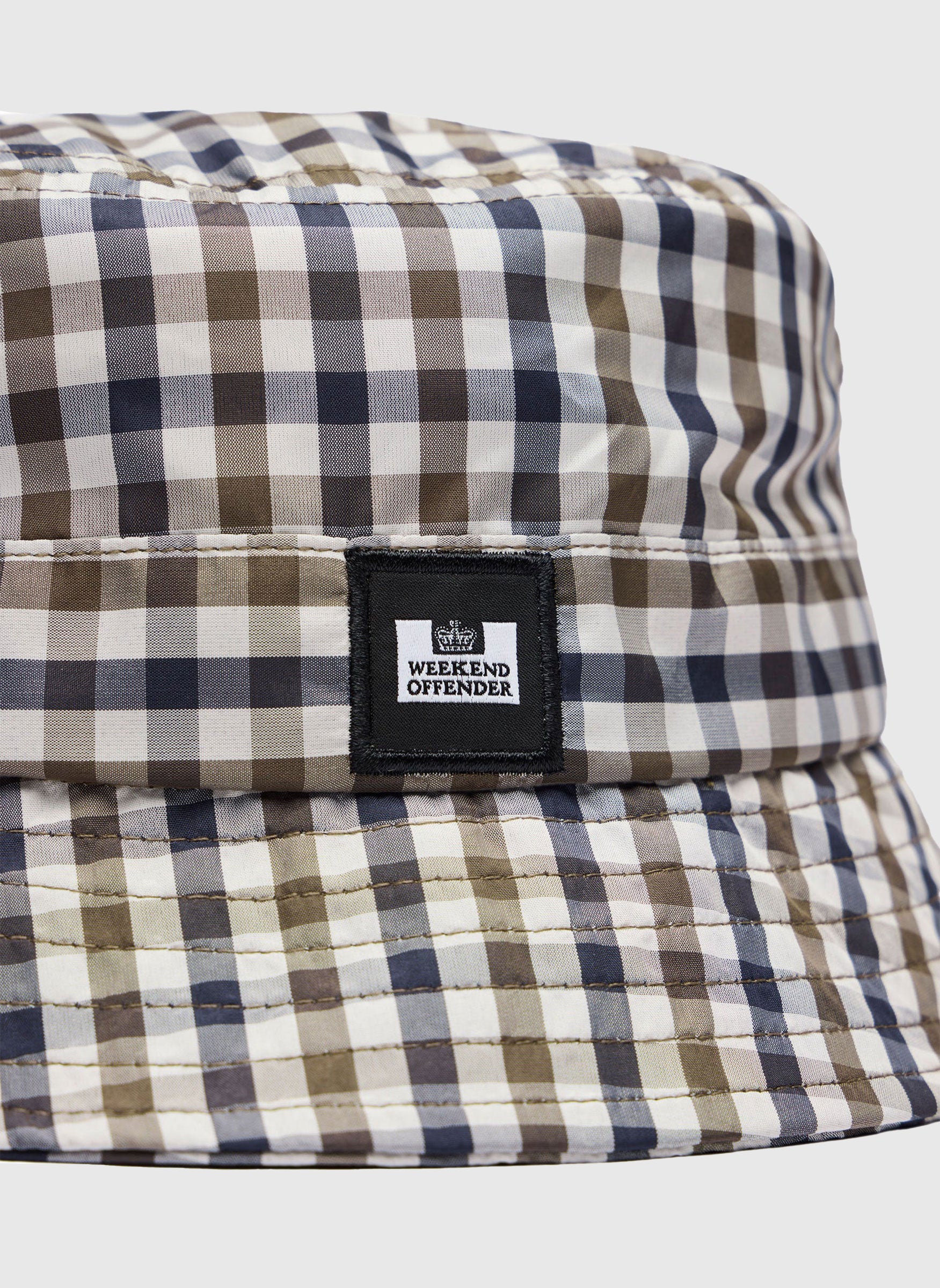 Queensland House Check Bucket Hat - Brown - Image 2