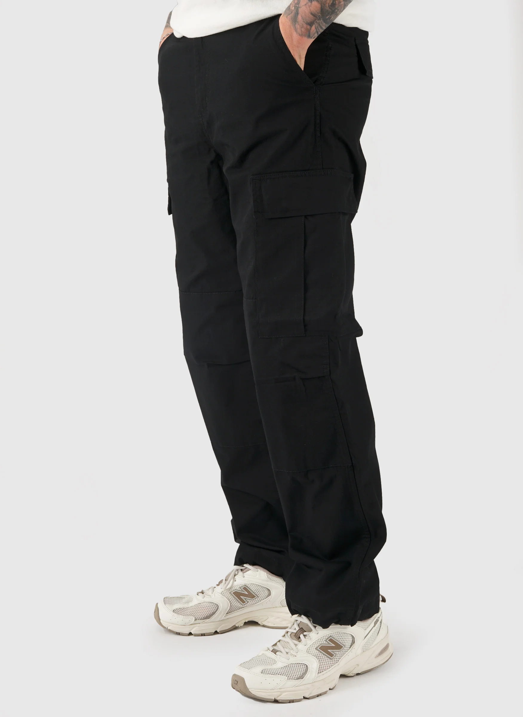 Regular Cargo Pant - Black Rinsed