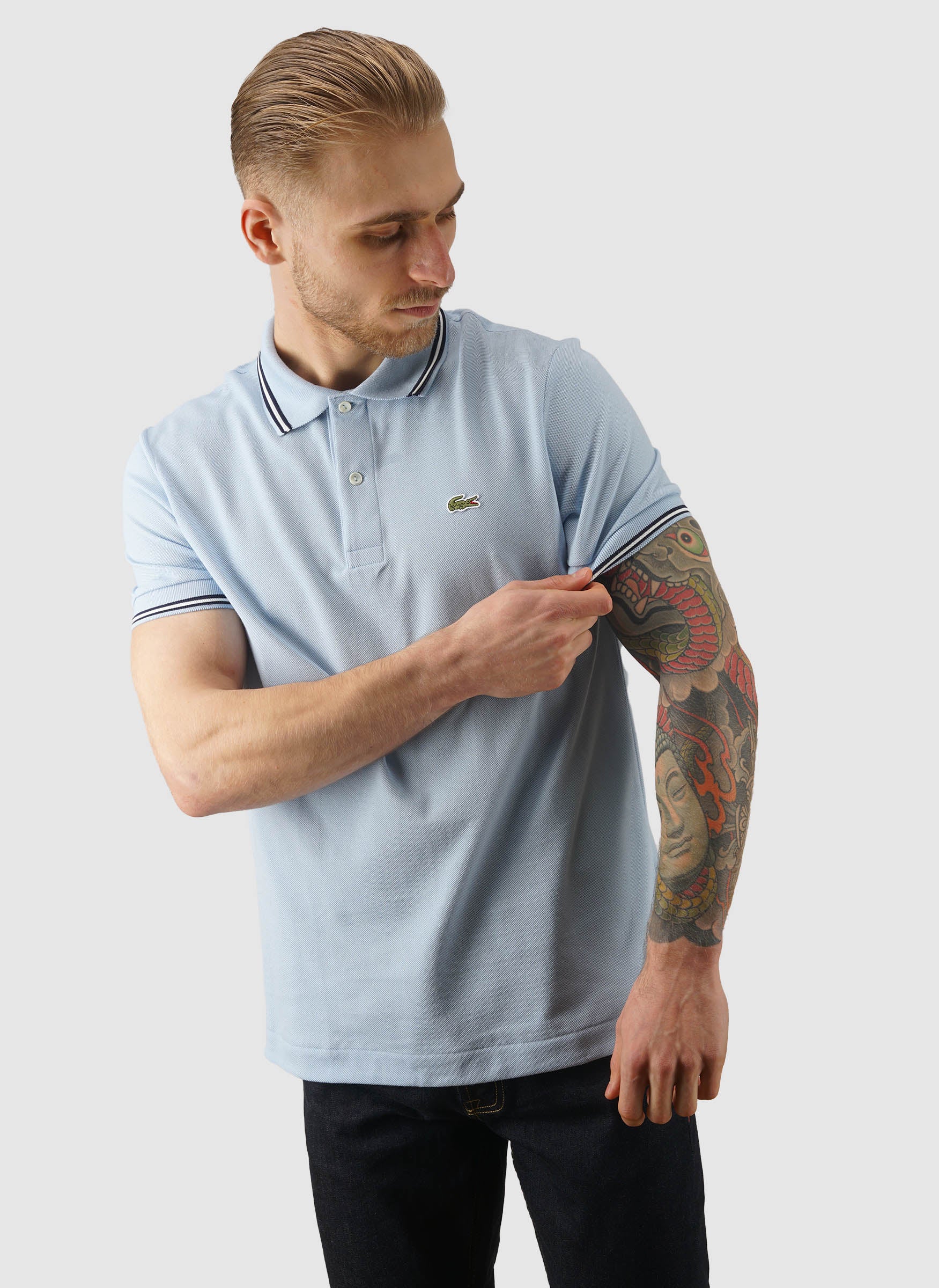 Regular Fit Poloshirt - Chambray - Image 2
