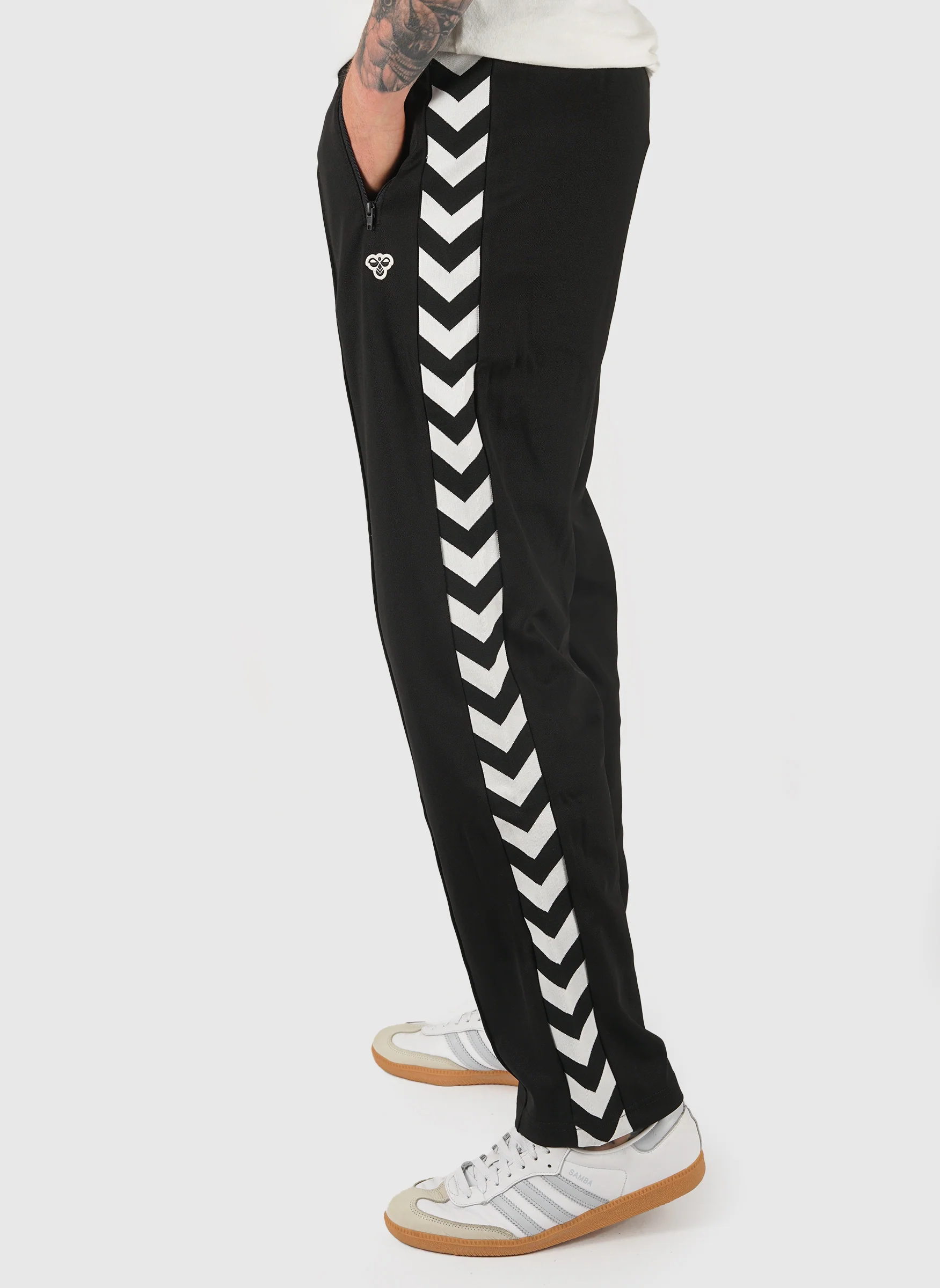 Regular Poly Pants - Black - Image 2