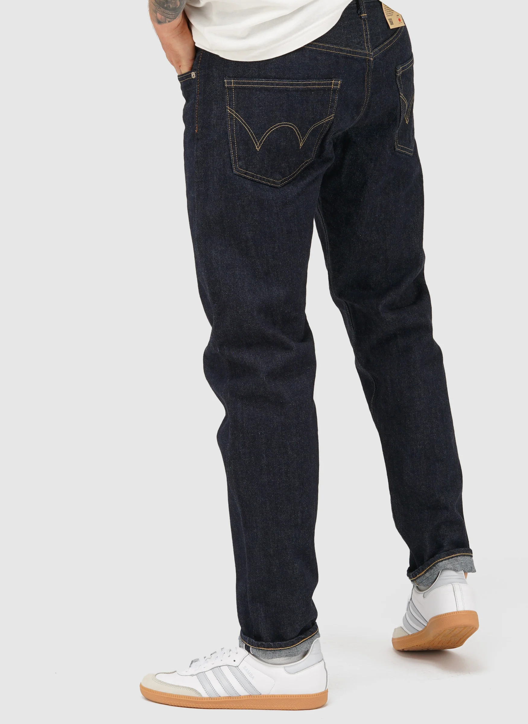 Regular Tapered Denim - Recycle Denim, Red Selvage - Image 3