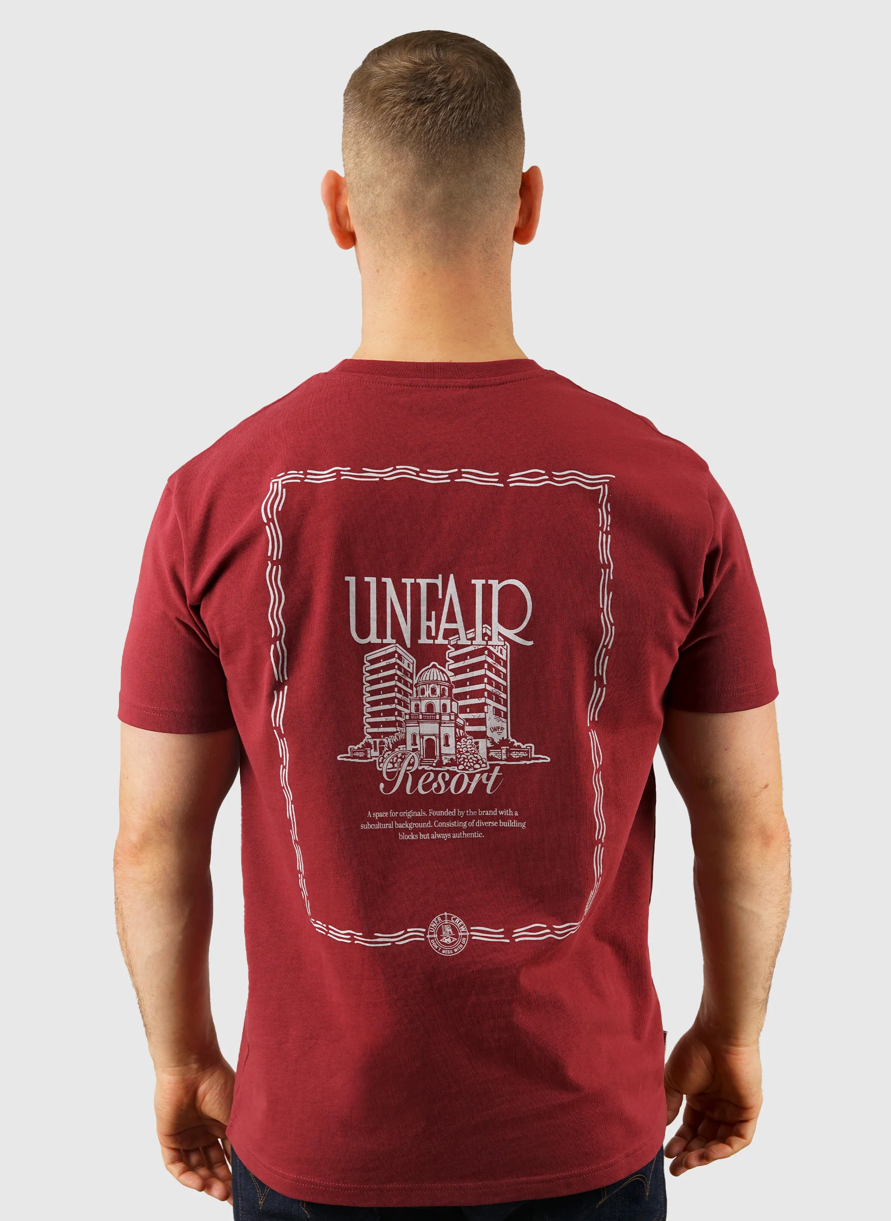 Resort T-Shirt - Burgundy - Image 2