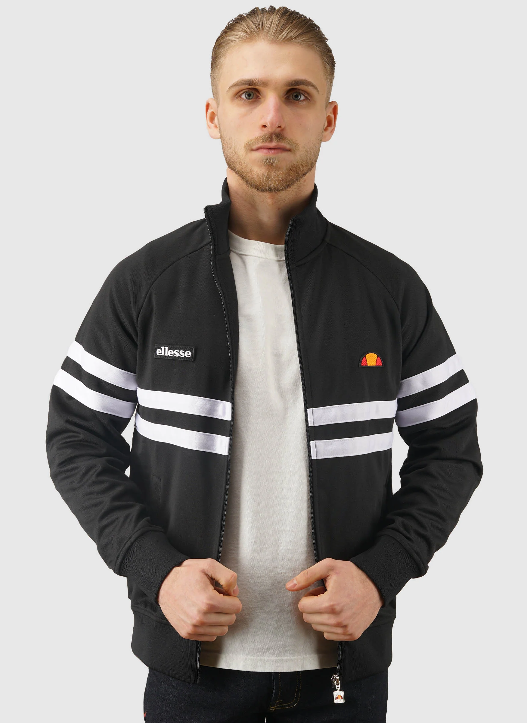 Rimini Tracktop - Black/White - Image 2