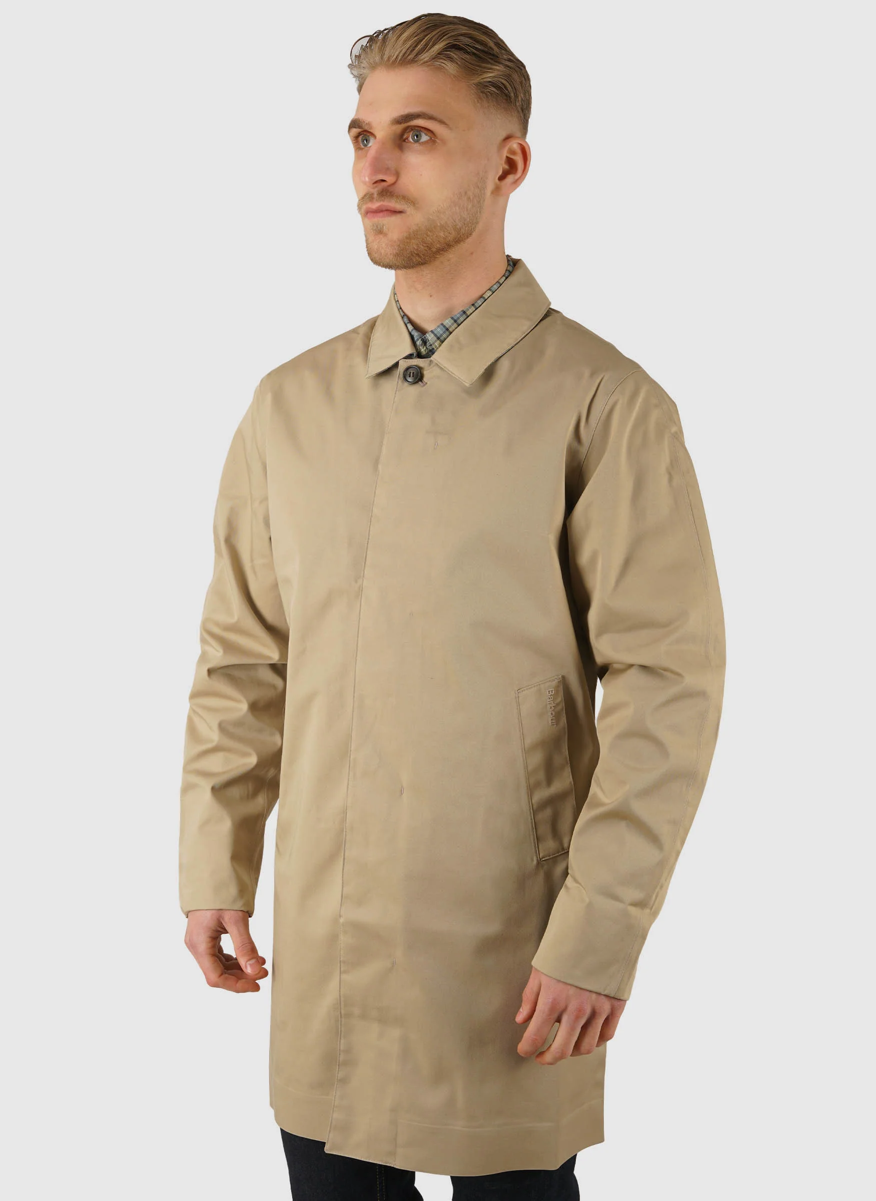Rokig Waterproof Jacket - Washed Stone/Highland Loch - Image 3