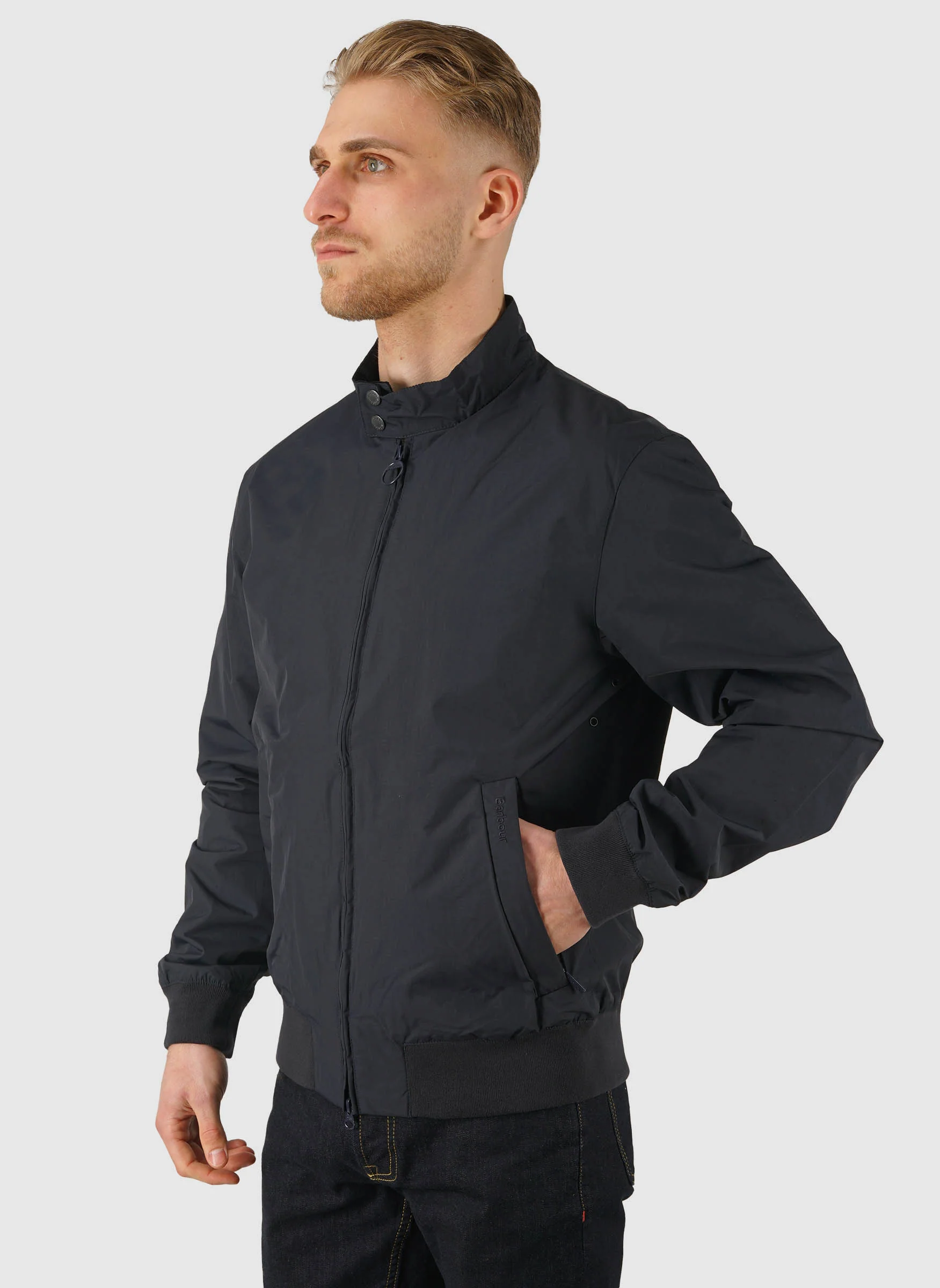 Royston Casual Jacket - Navy - Image 4