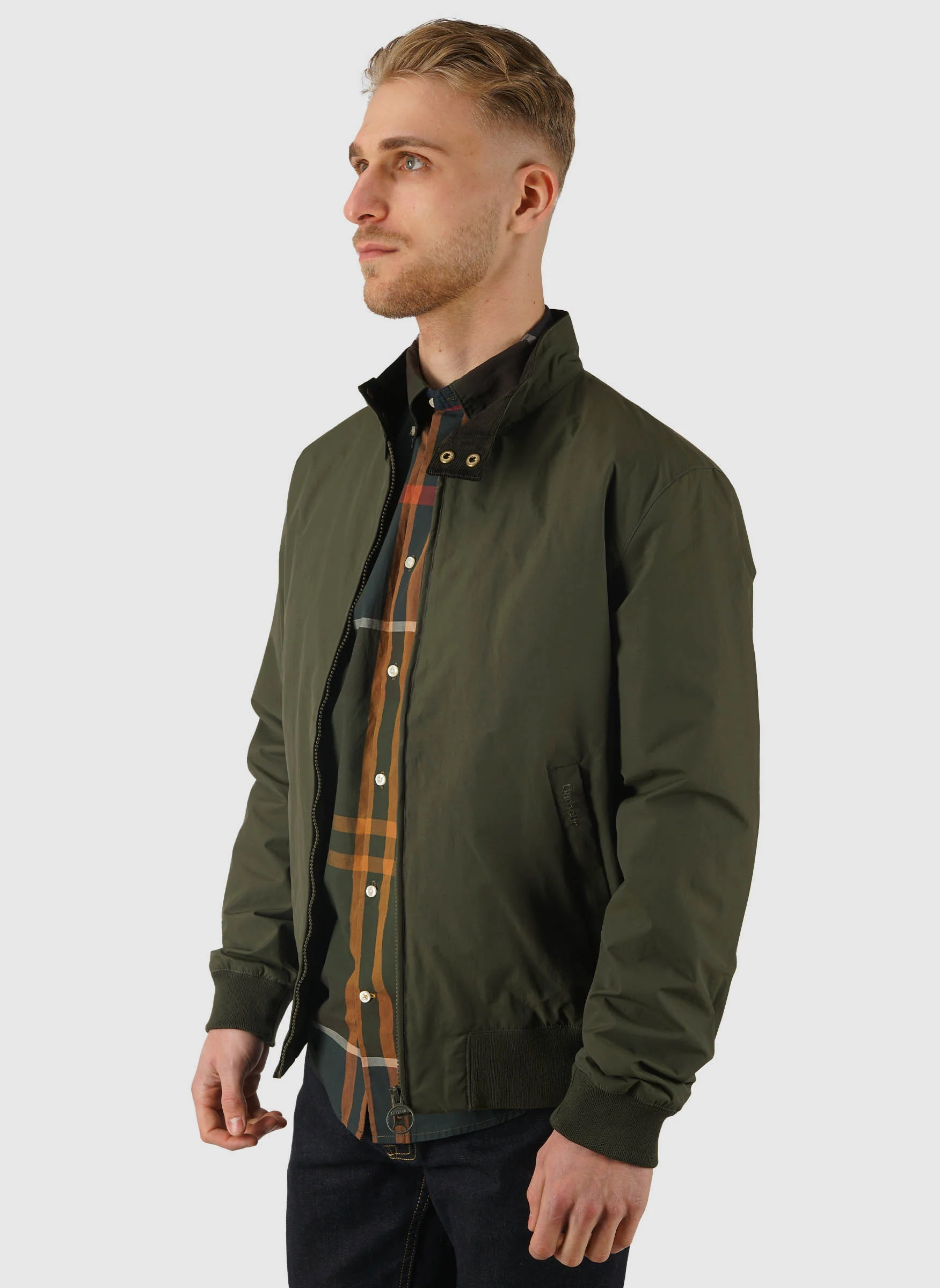 Royston Casual Jacket - Olive - Image 2