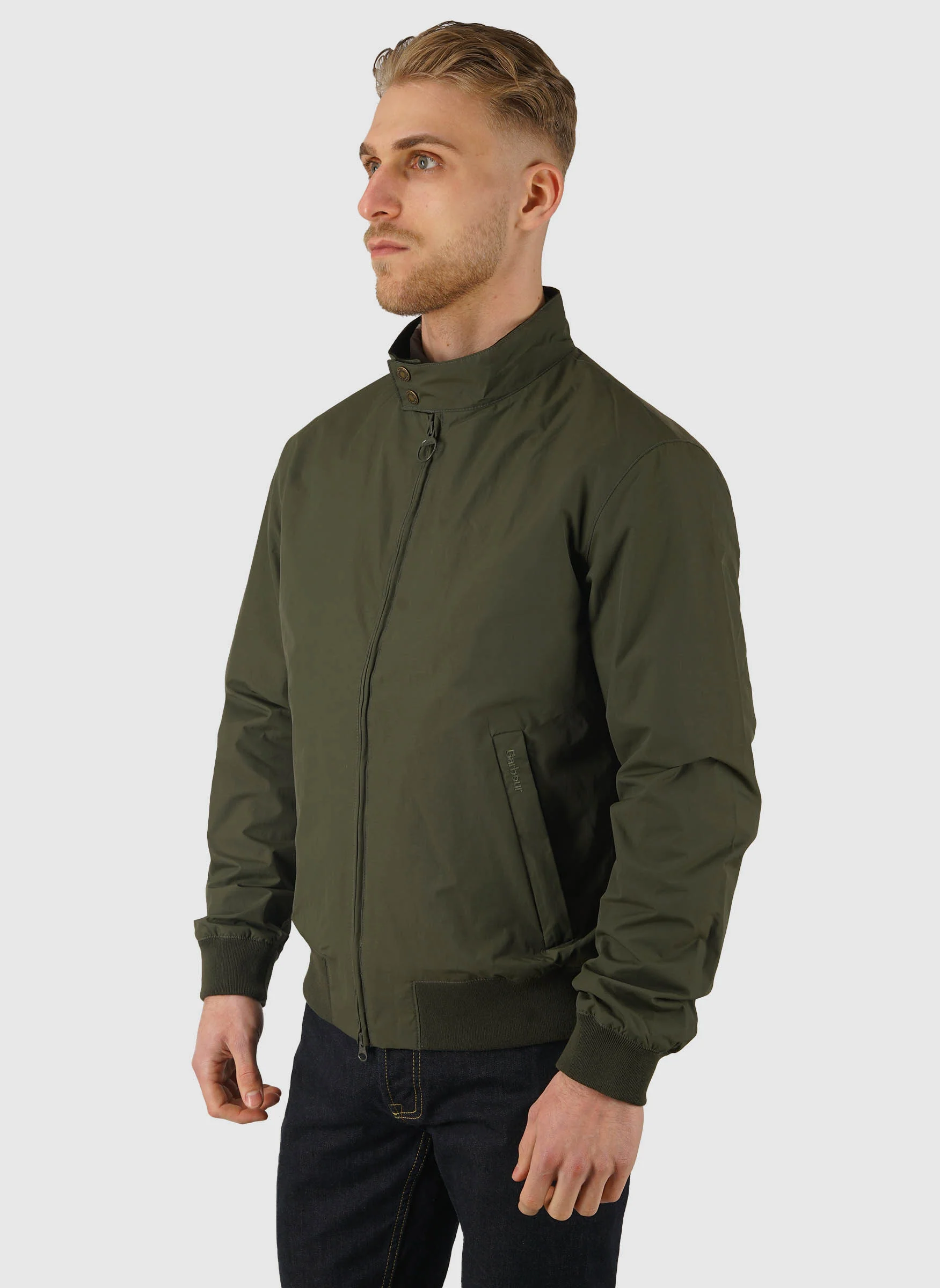 Royston Casual Jacket - Olive - Image 4