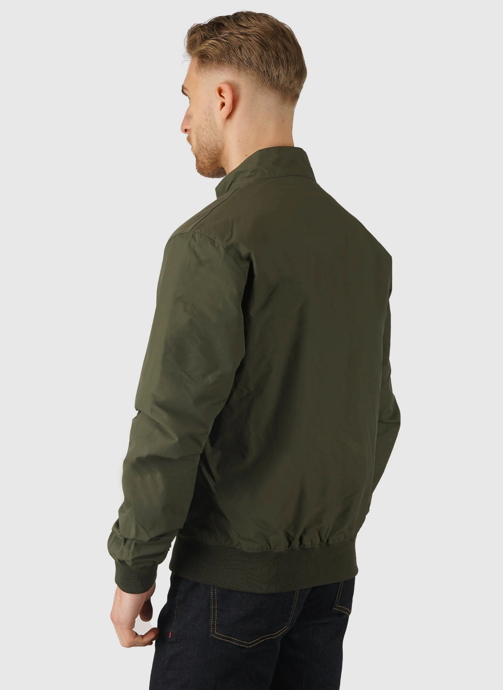 Royston Casual Jacket - Olive - Image 5