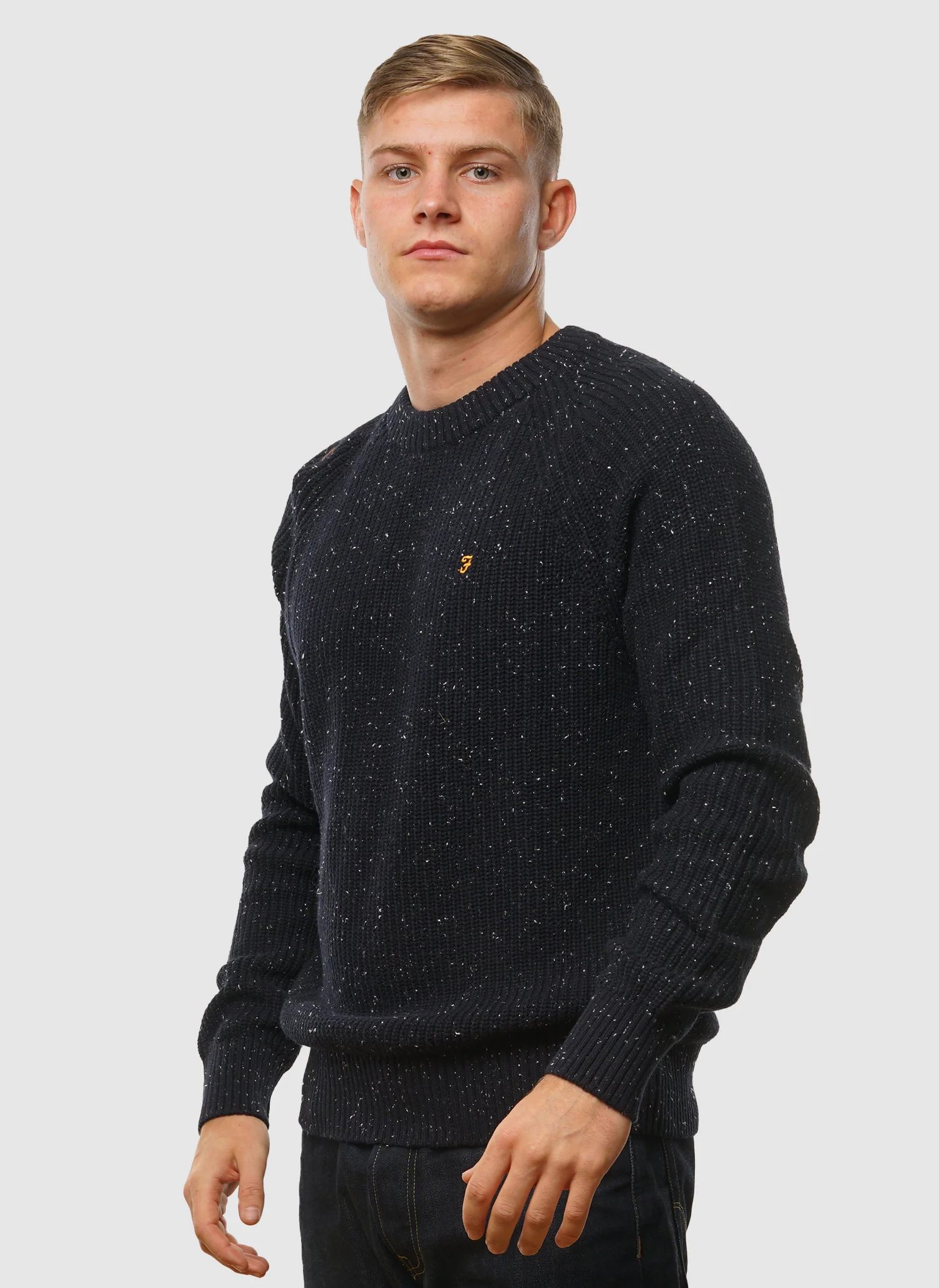 Sage Nepped Sweatshirt - True Navy - Image 3