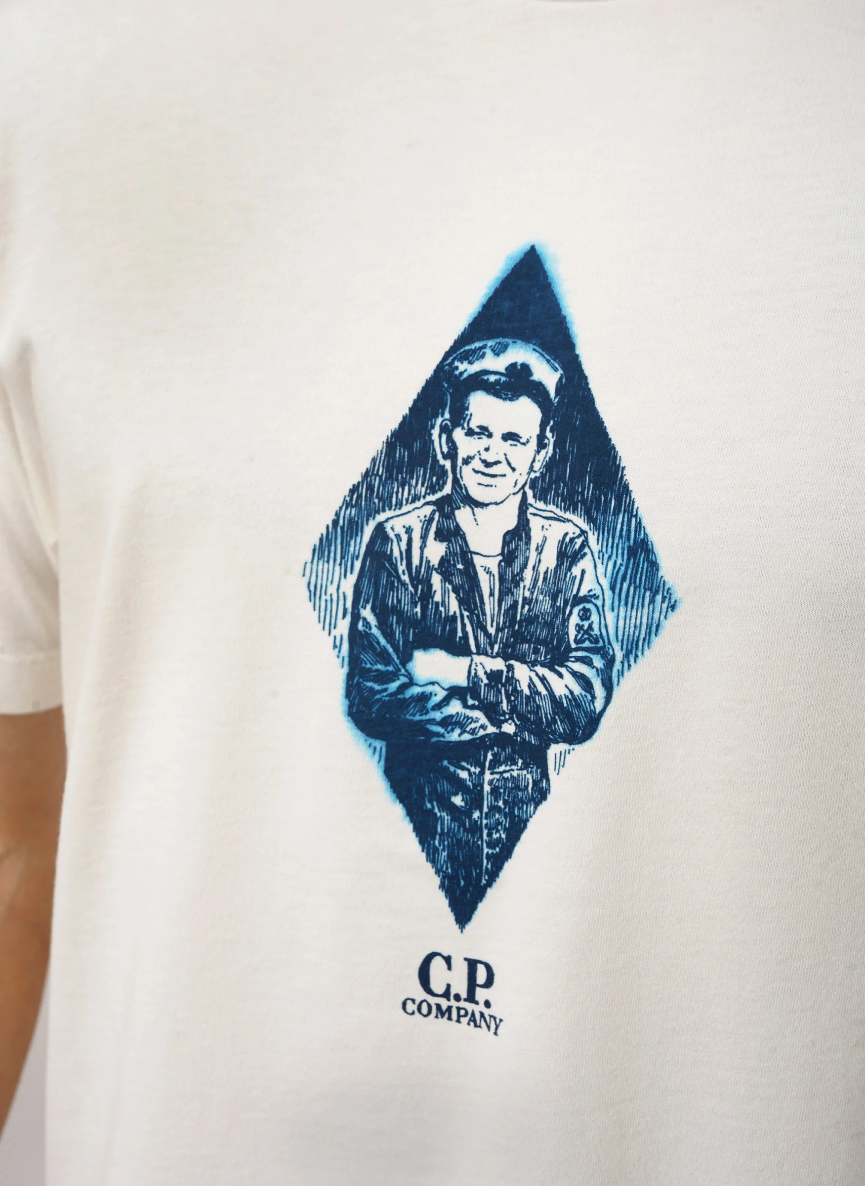 Sailor Print Jersey T-Shirt - Gauze White - Image 4