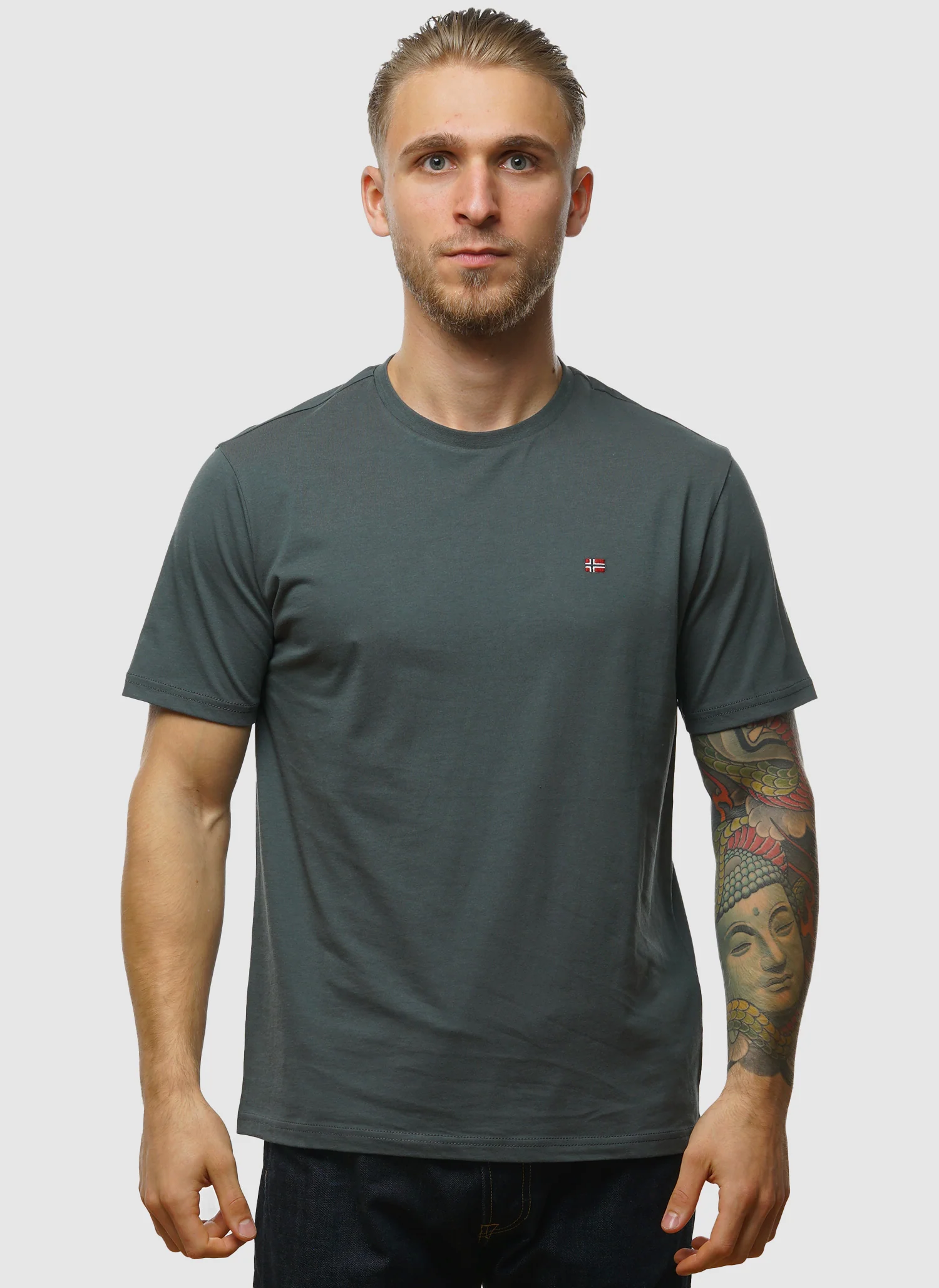 Salis T-Shirt - Sum Green - Image 2