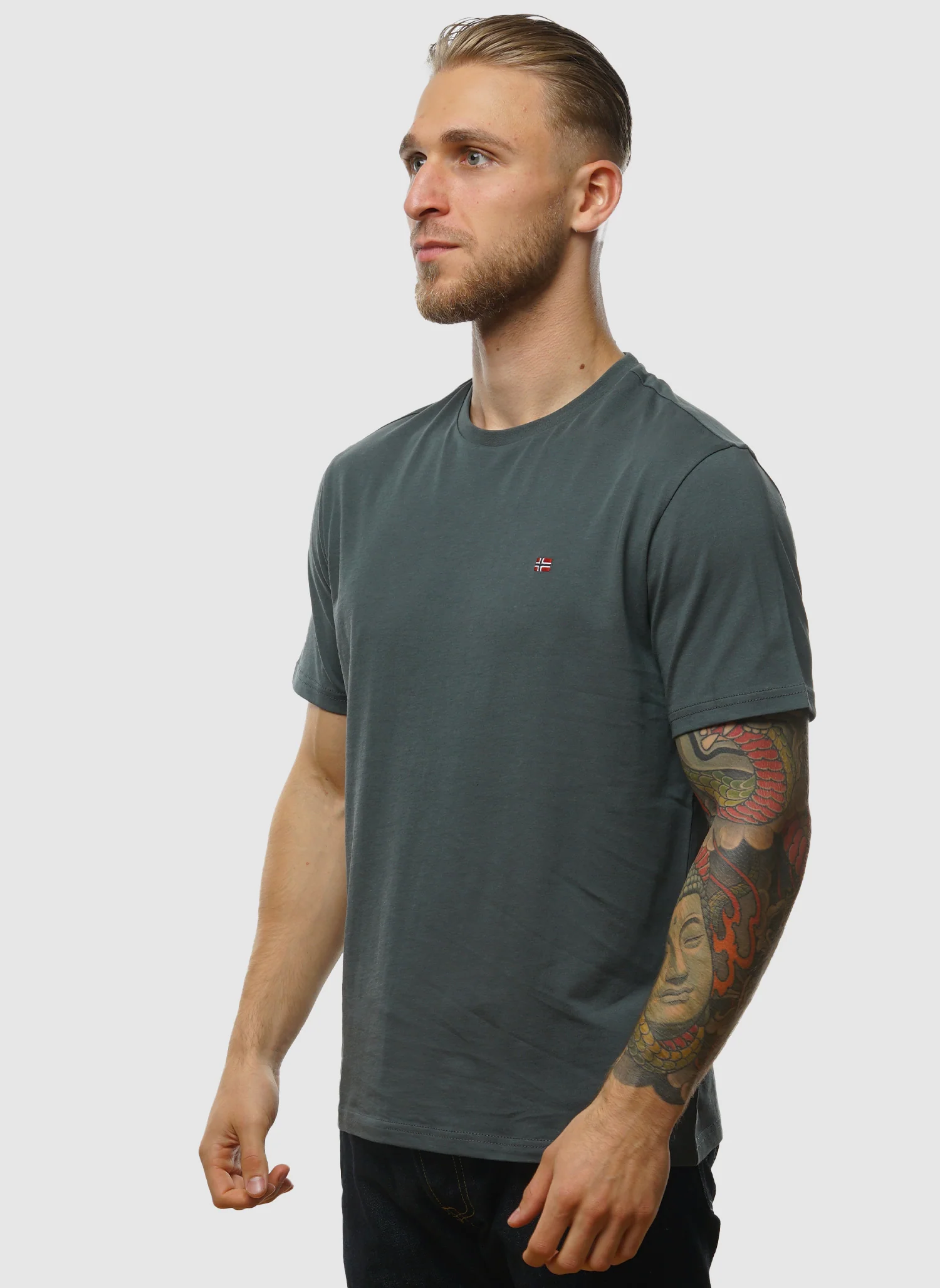 Salis T-Shirt - Sum Green - Image 3