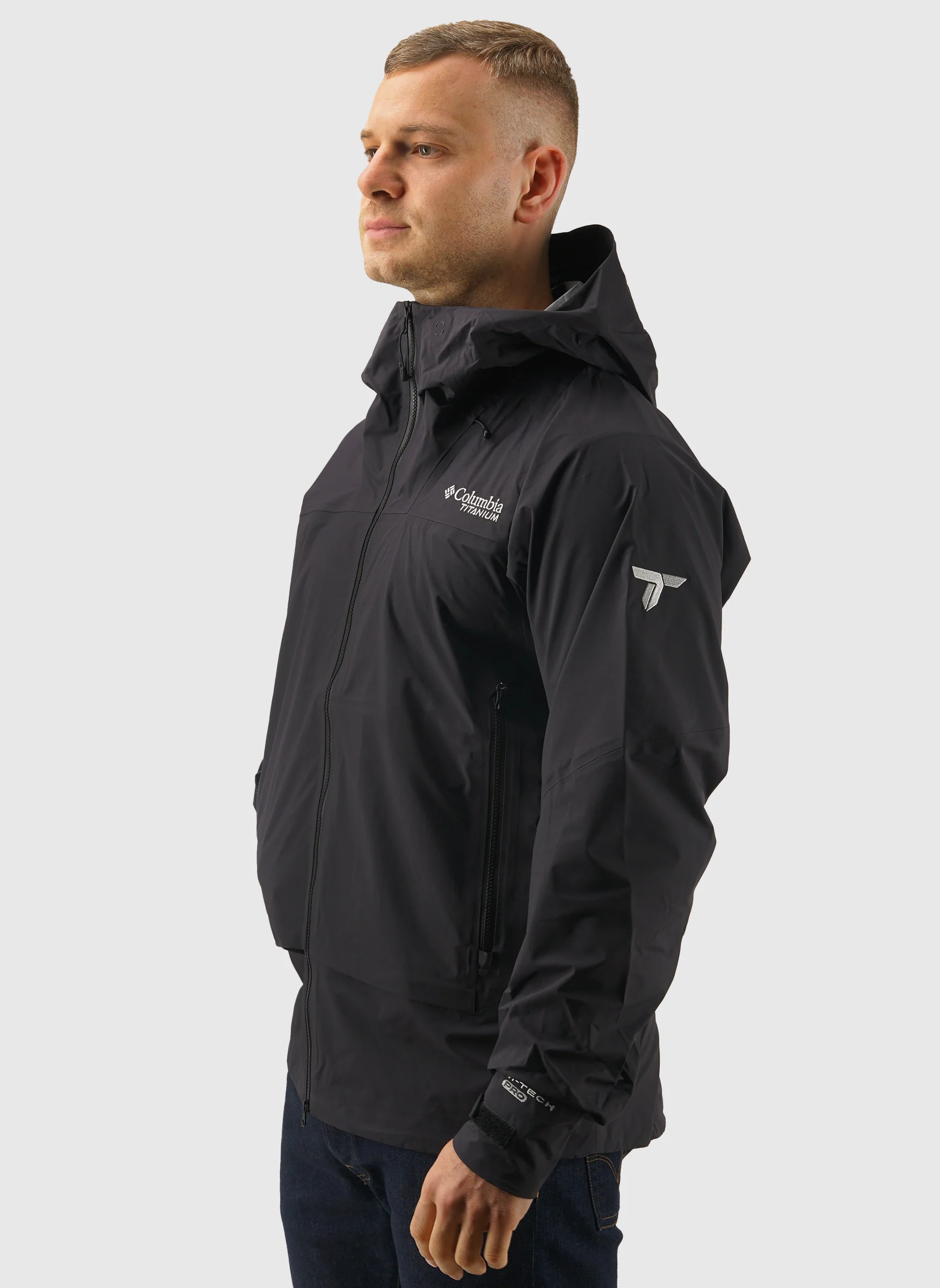 Saudan Pro 3L Shell Jacket - Black - Image 3