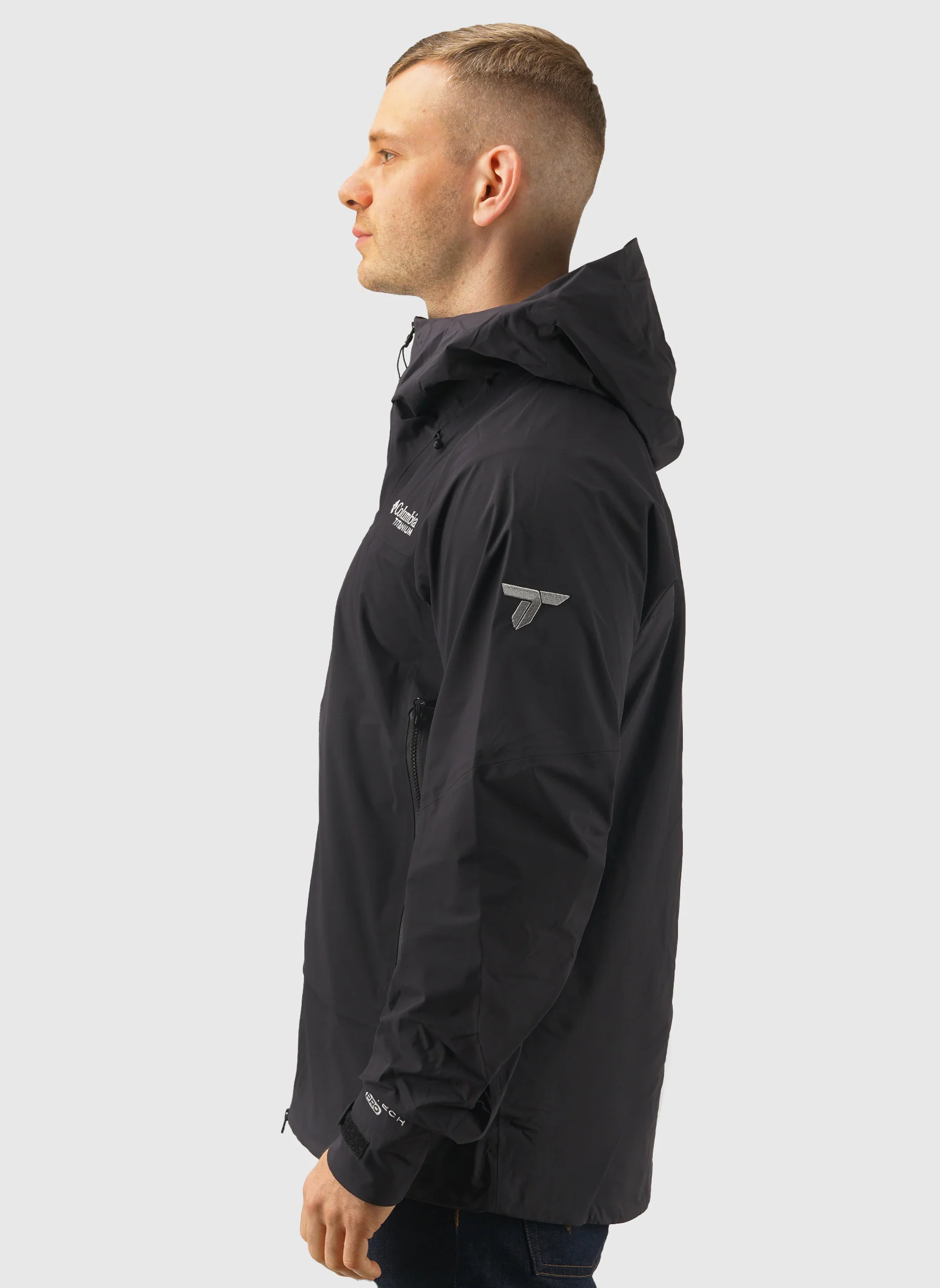 Saudan Pro 3L Shell Jacket - Black - Image 4