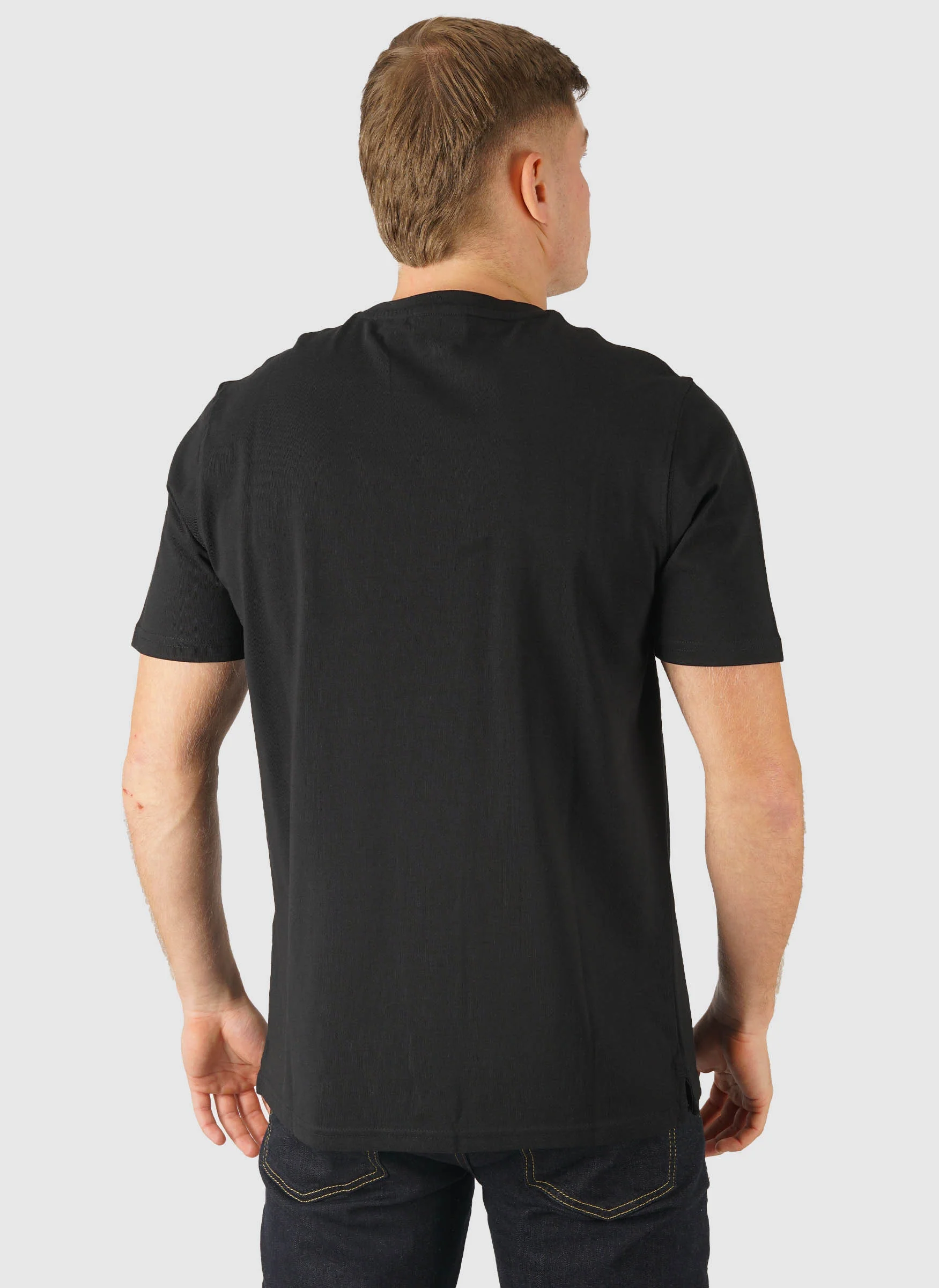 Script T-Shirt - Jet Black - Image 3
