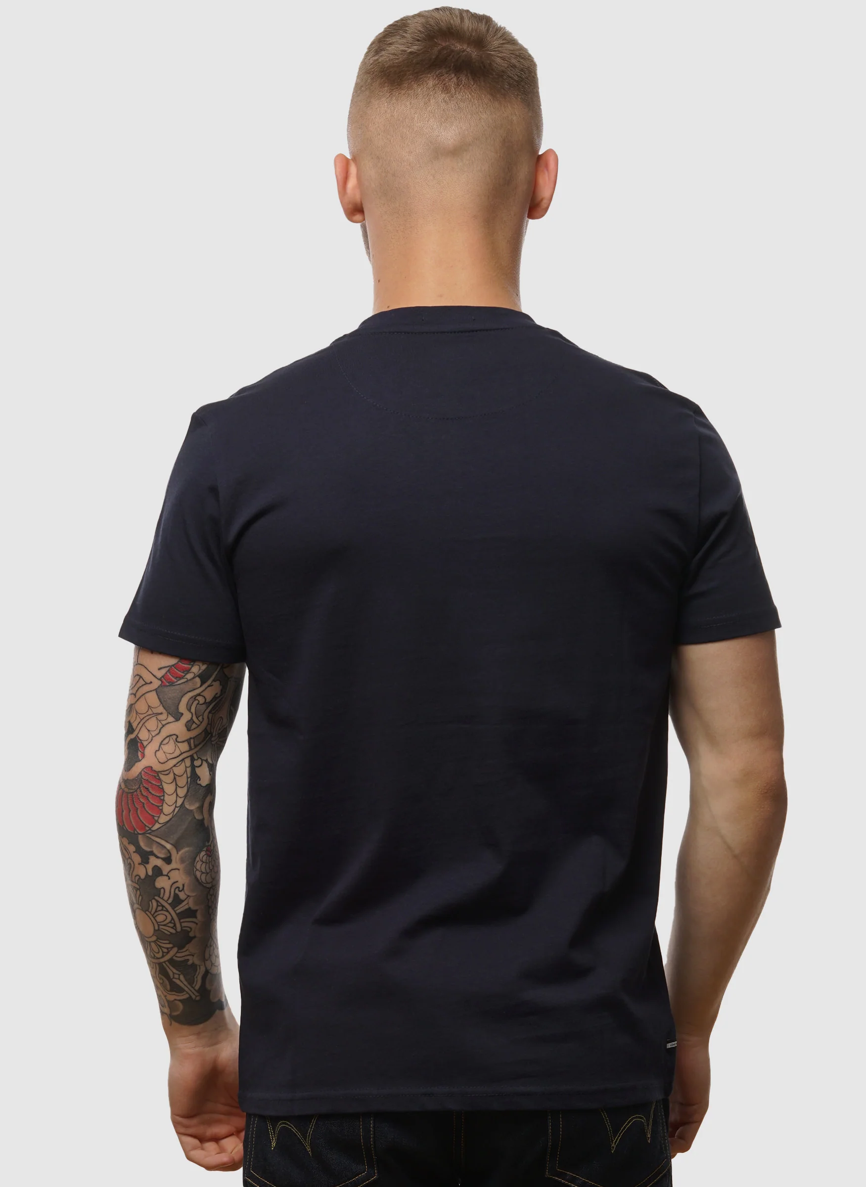 Shevchenko Mid House Check Prison T-Shirt - Dark Blue - Image 4