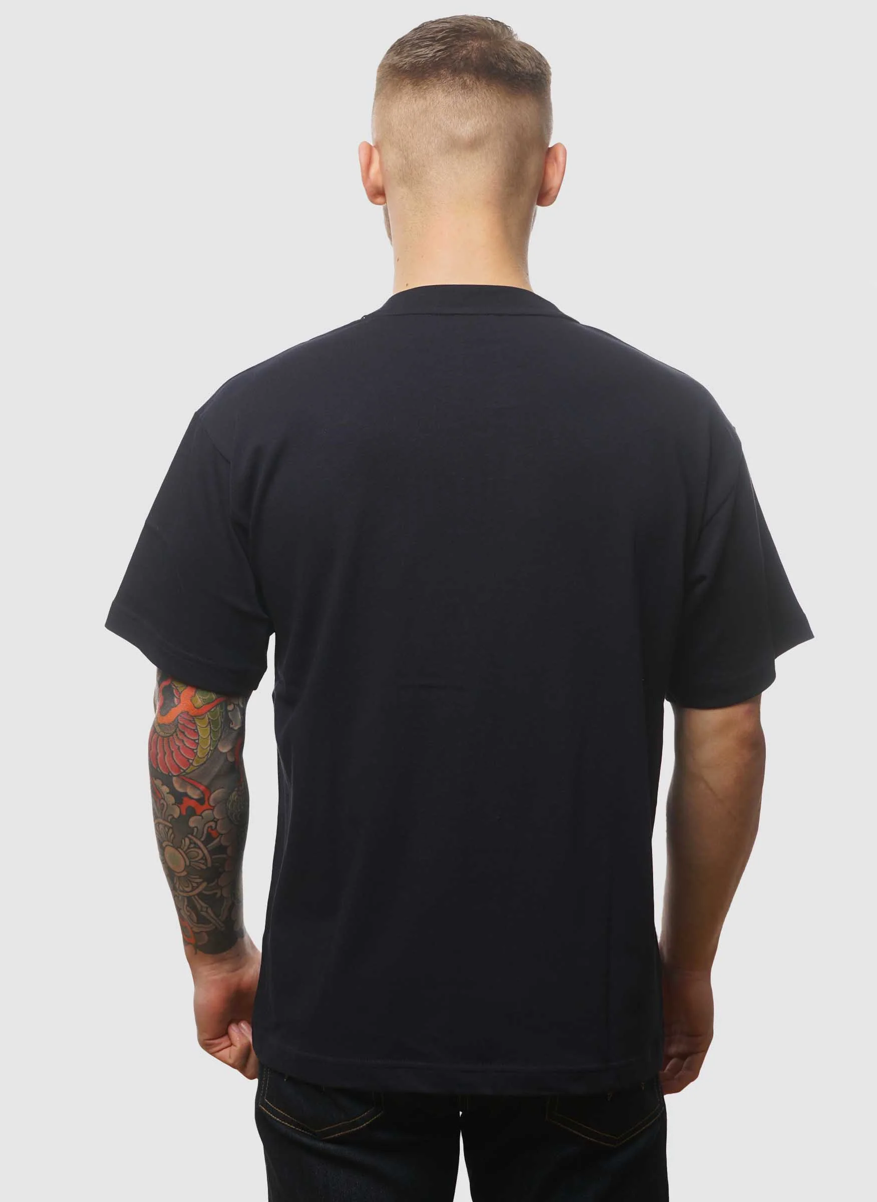 Simon Loose Large N T-Shirt - Dark Navy - Image 3