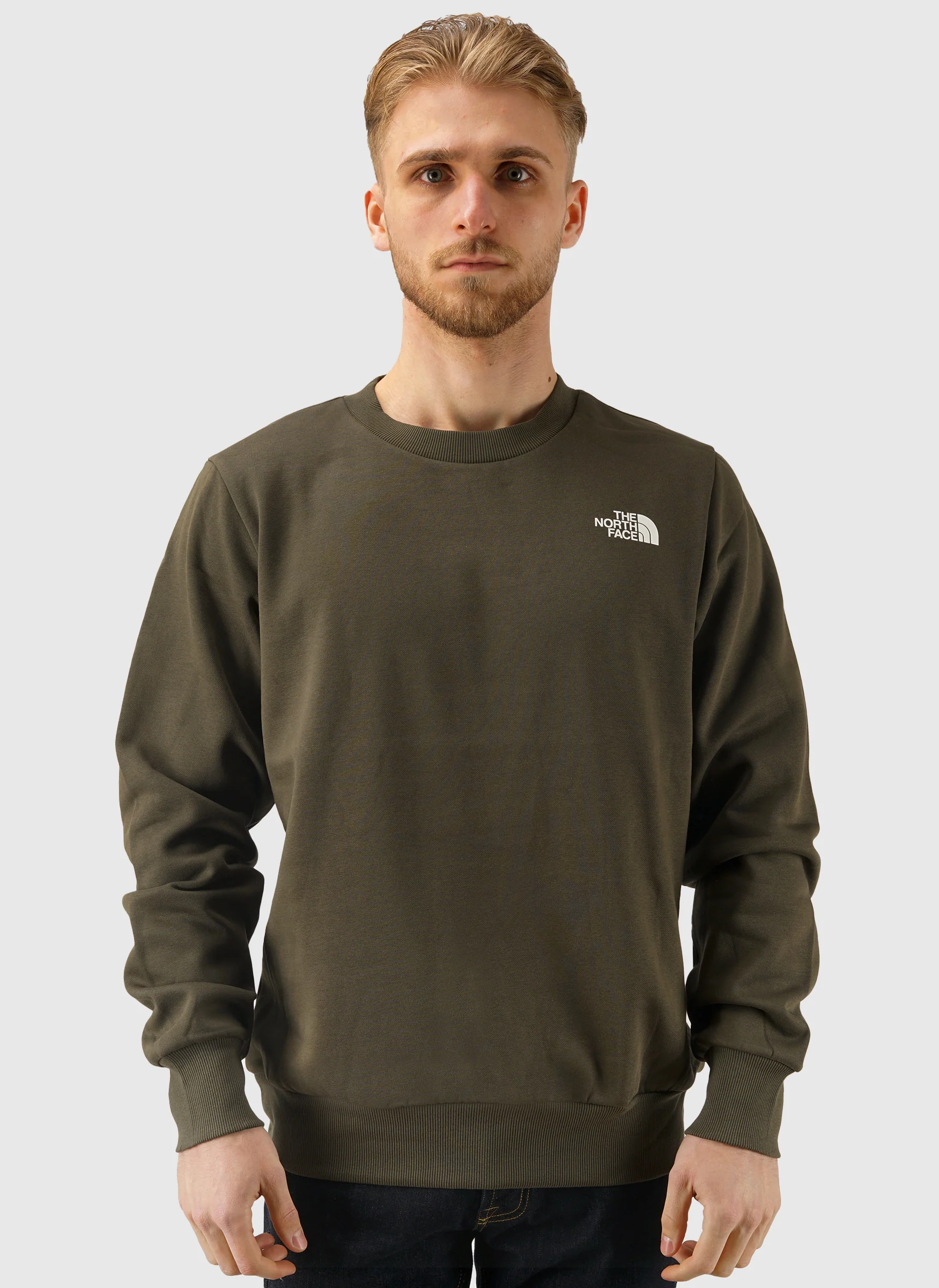Simple Dome Crewneck Sweatshirt - New Taupe Green