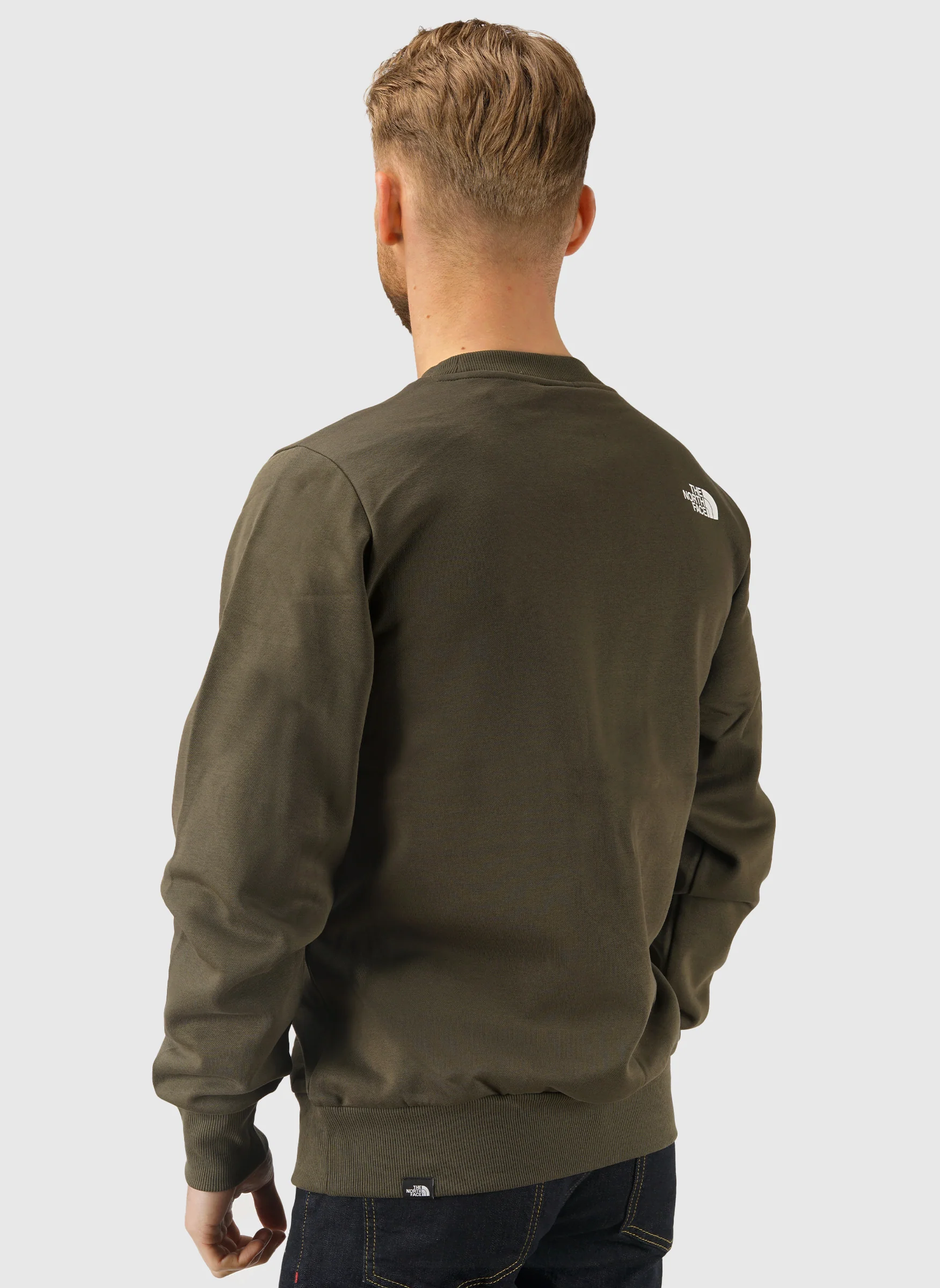 Simple Dome Crewneck Sweatshirt - New Taupe Green - Image 3