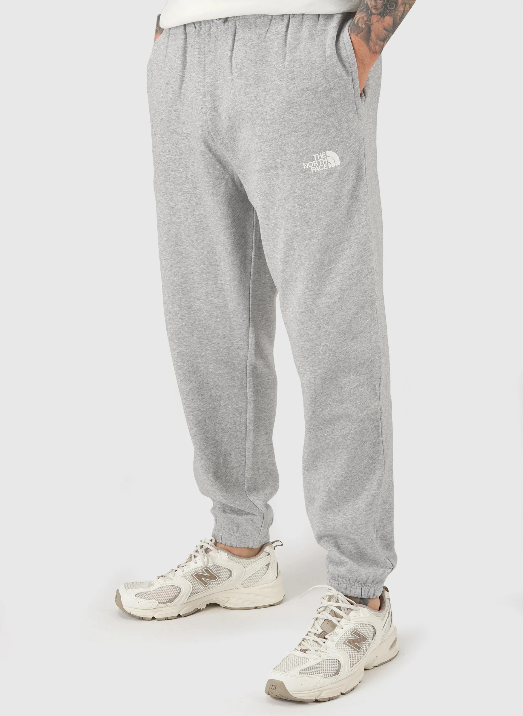 Simple Dome Regular Tapered Jogger - Light Grey Heather