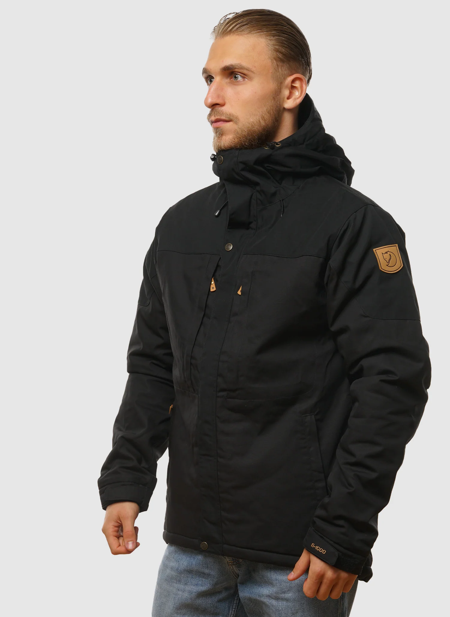 Skogsö Padded Jacket - Black - Image 3