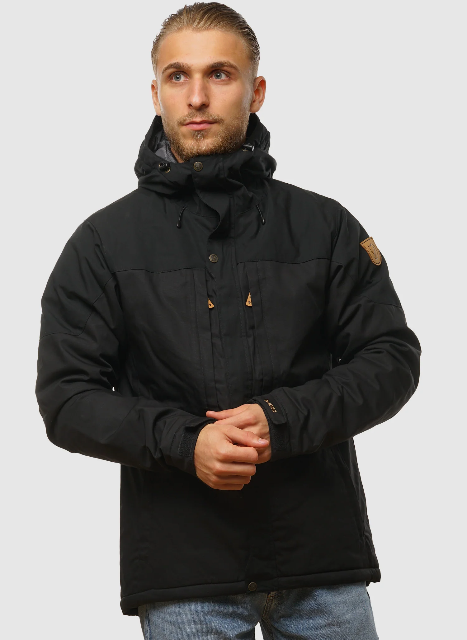Skogsö Padded Jacket - Black - Image 5