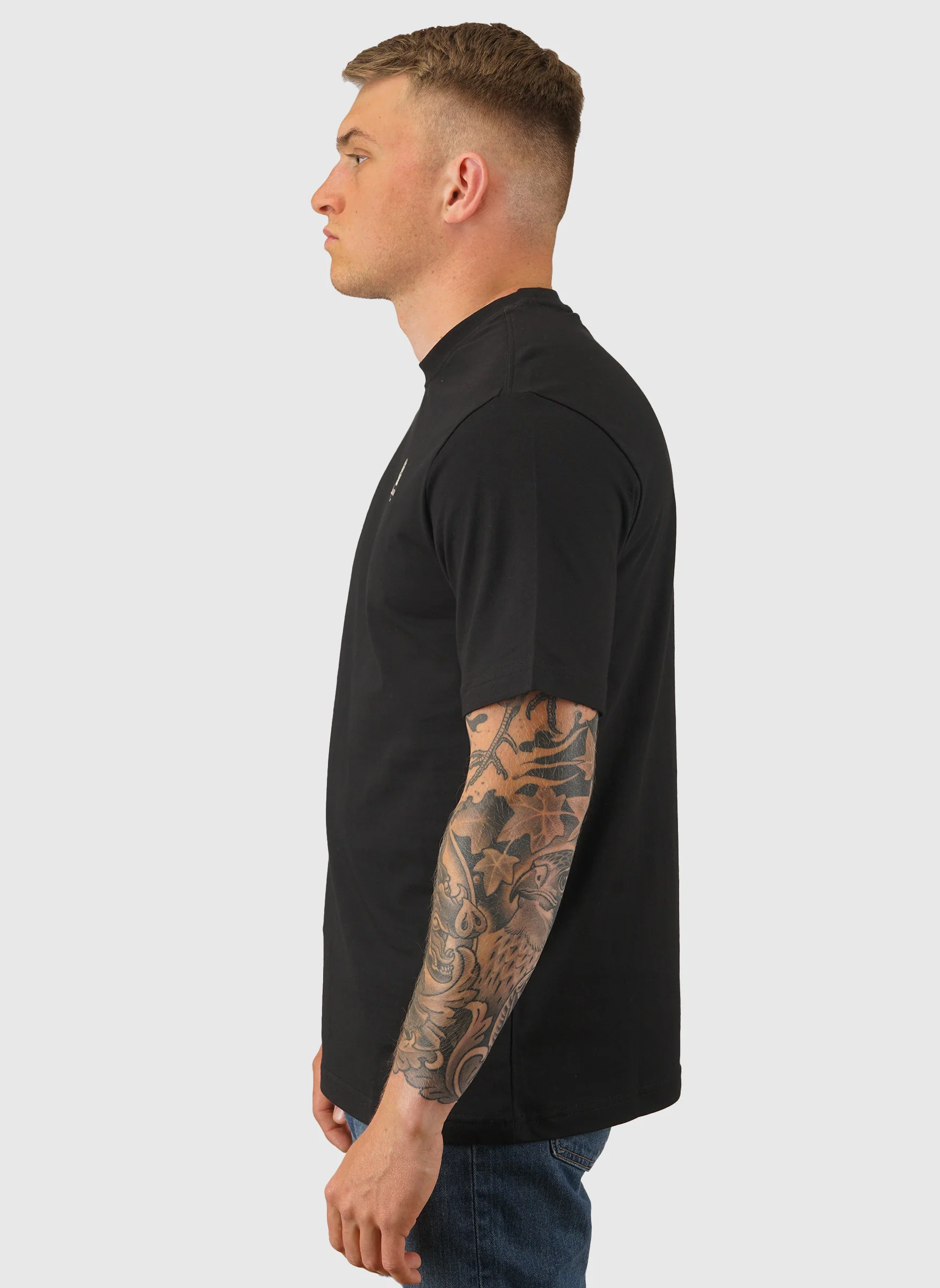 Small Logo T-Shirt - Black - Image 3