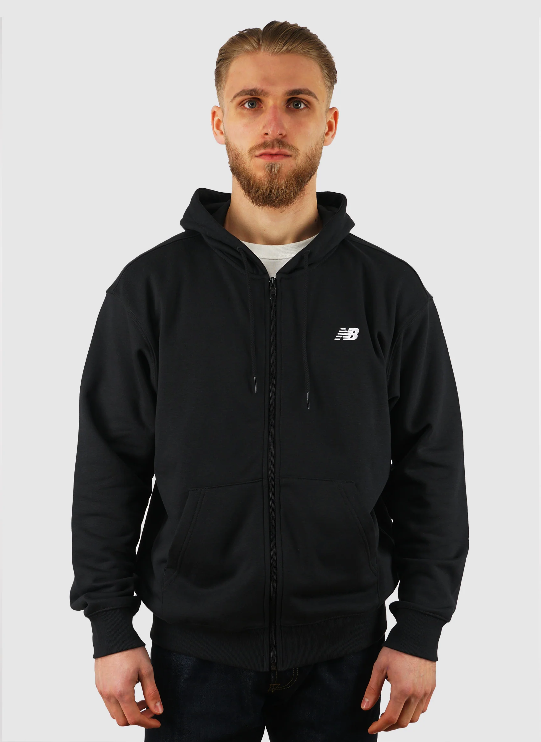 Sport Essentials Logo French Terry Full Zip - Black - Image 2