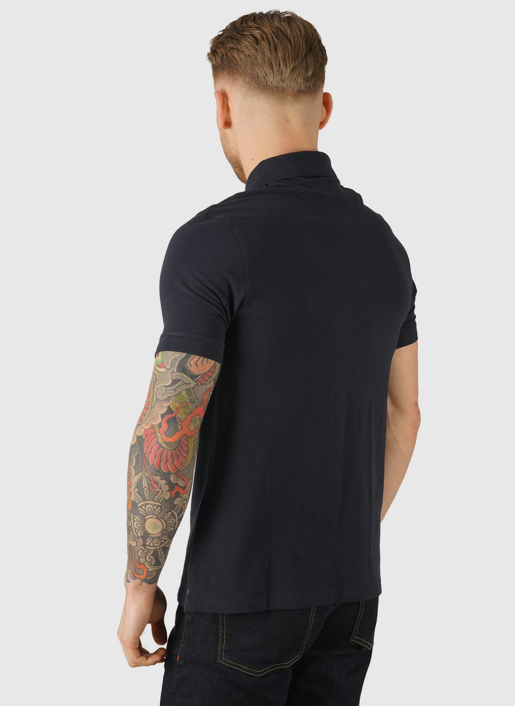 Sports Poloshirt - New Navy - Image 2