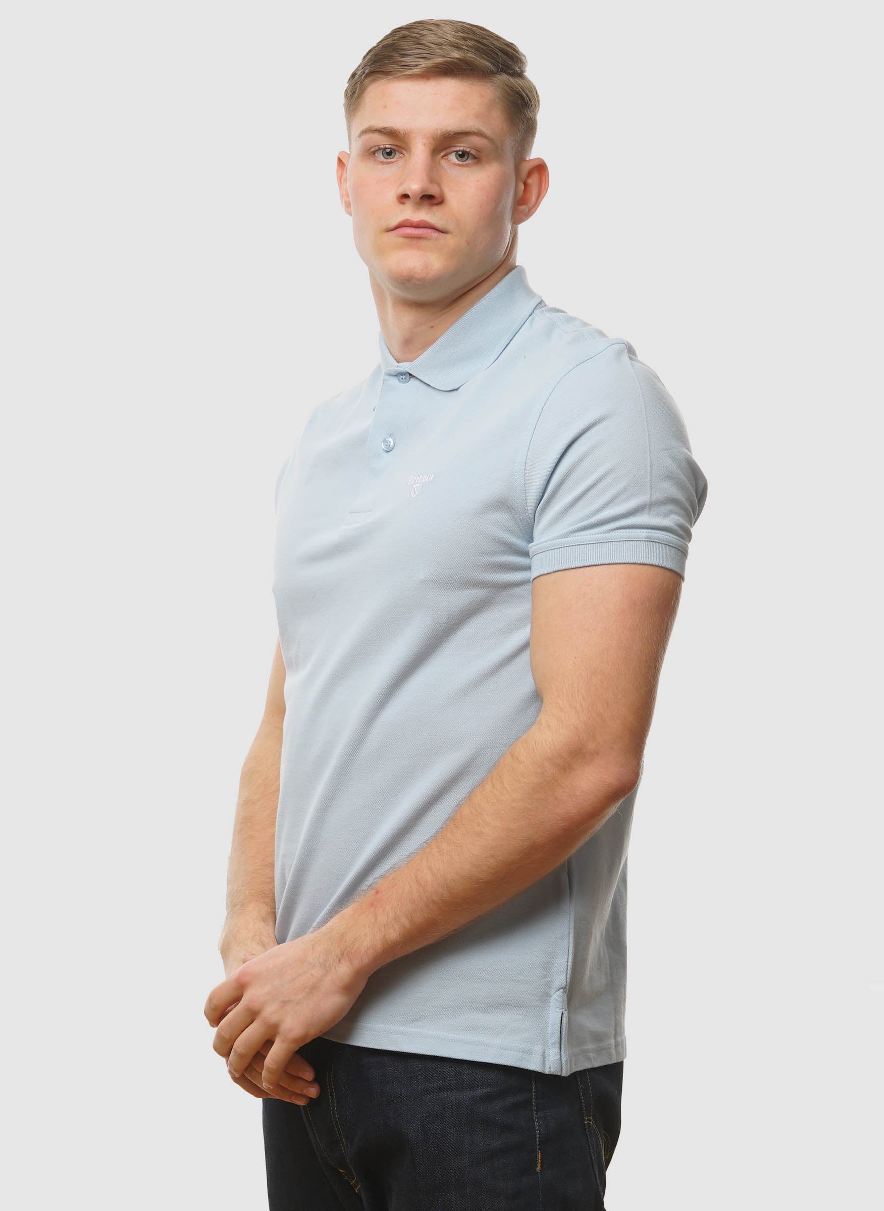 Sports Poloshirt - Chambray - Image 2