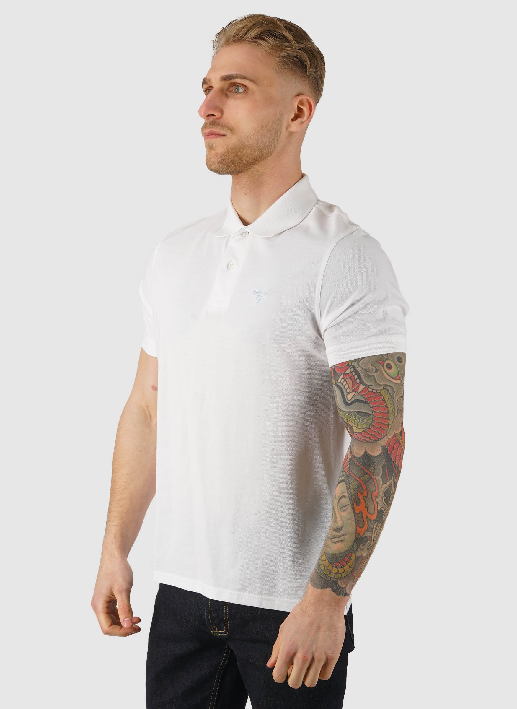 Sports Poloshirt - White - Image 2