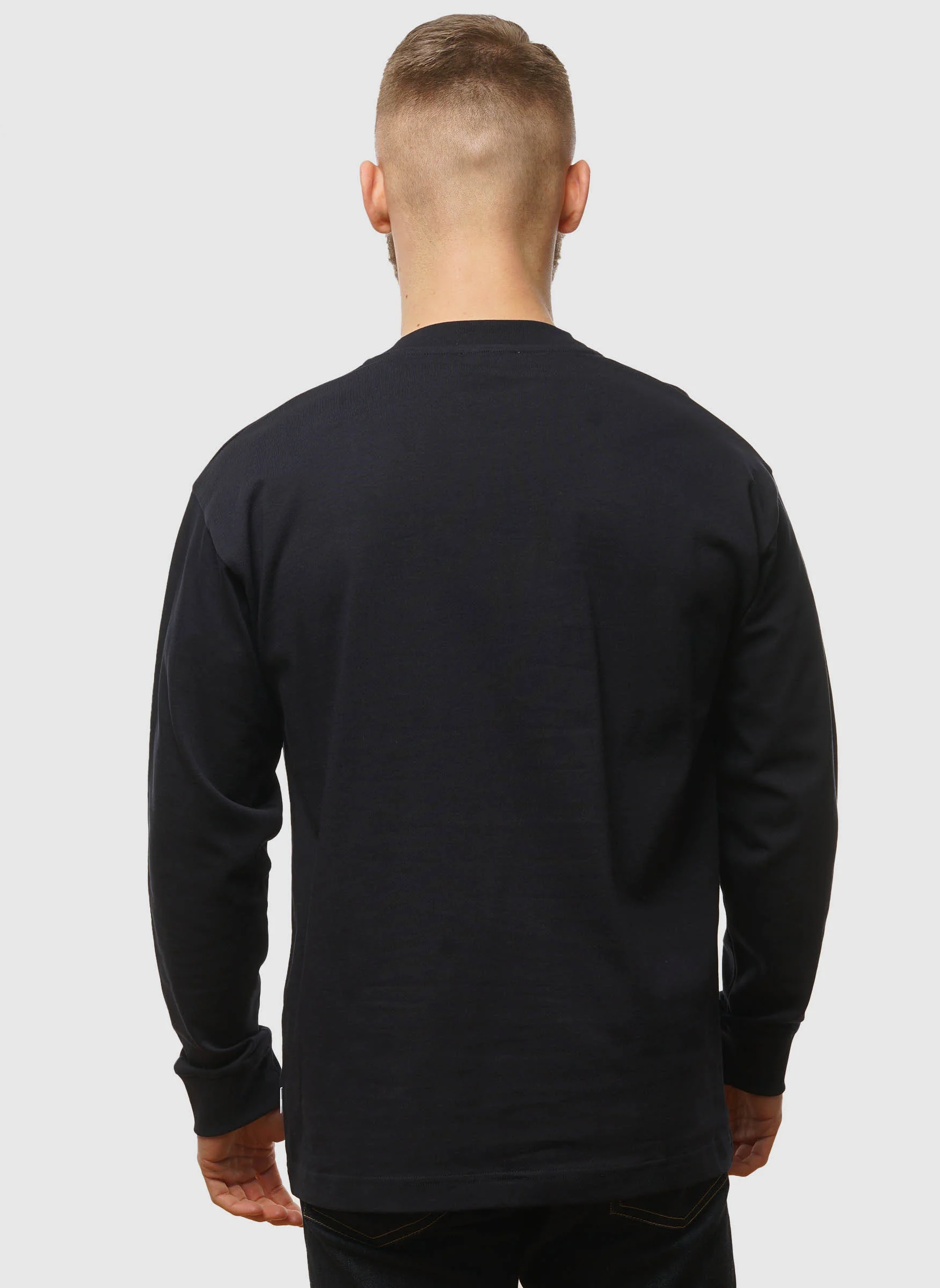 Standard Heavy Loose T-Shirt - Dark Navy - Image 4
