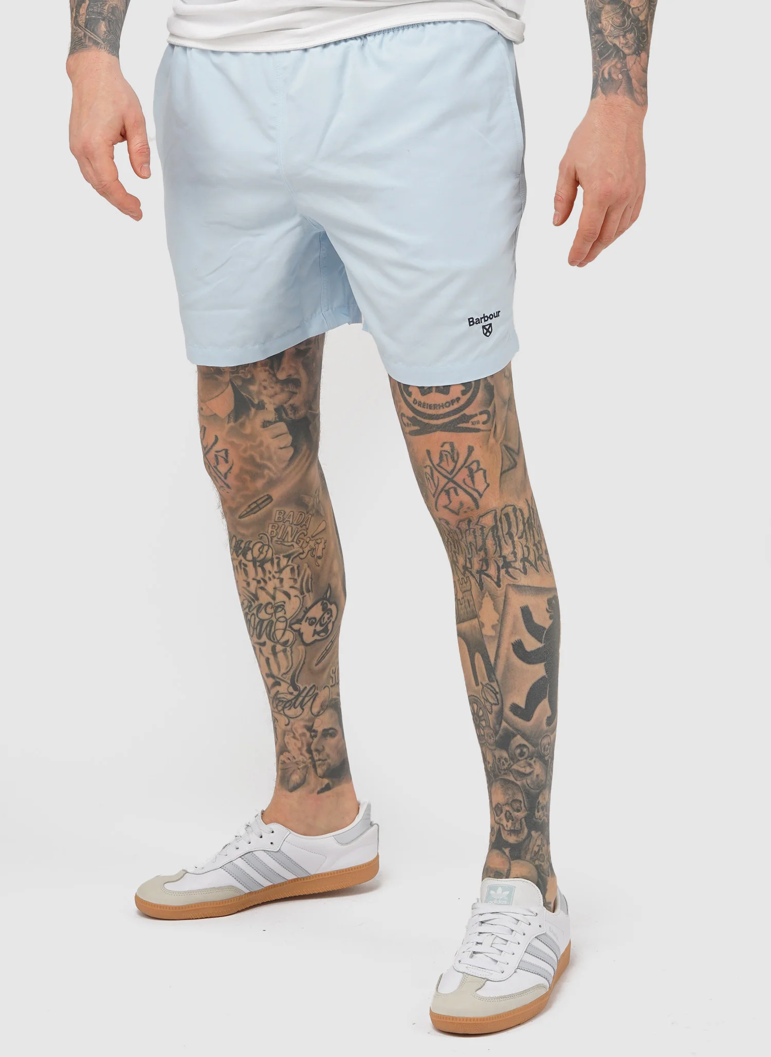 Staple Logo Swim Shorts - Ocean - Image 3