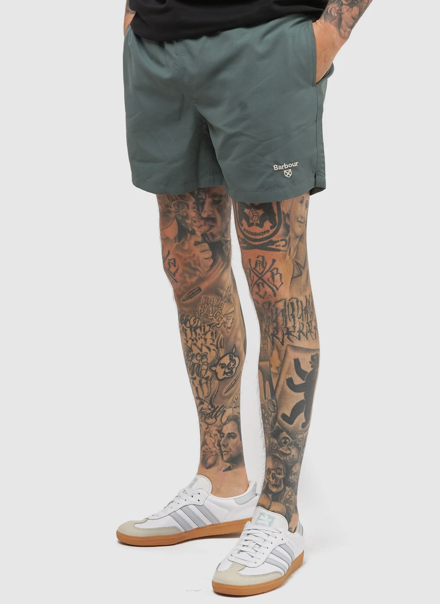 Staple Logo Swim Shorts - Vintage - Image 2